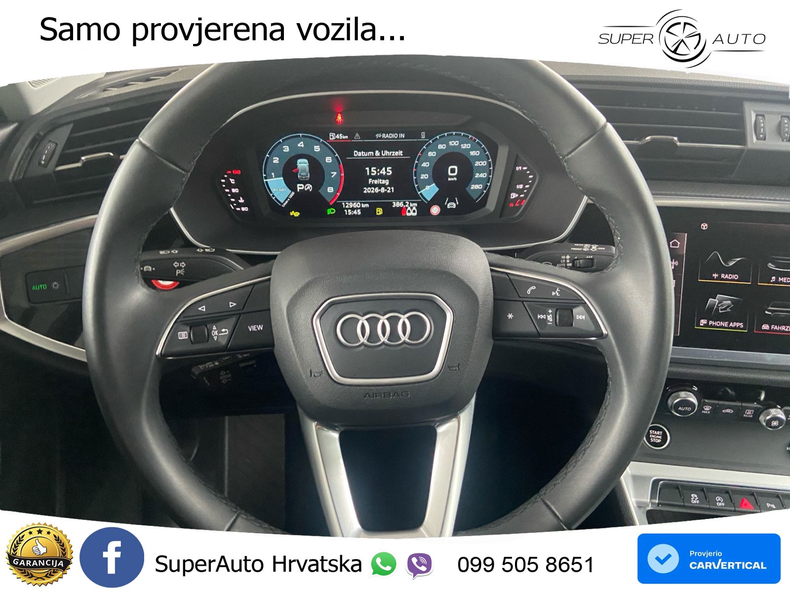 Audi Q3 35 TFSI (150 KS) S tronic advanced LED+GR SJED+ACC