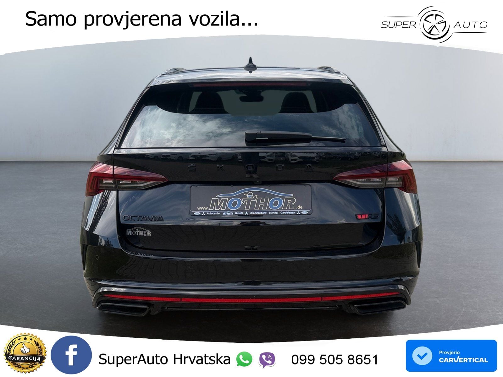 Škoda Octavia Combi RS 2.0 TDI (200 KS) DSG LED+GR SJED+ACC