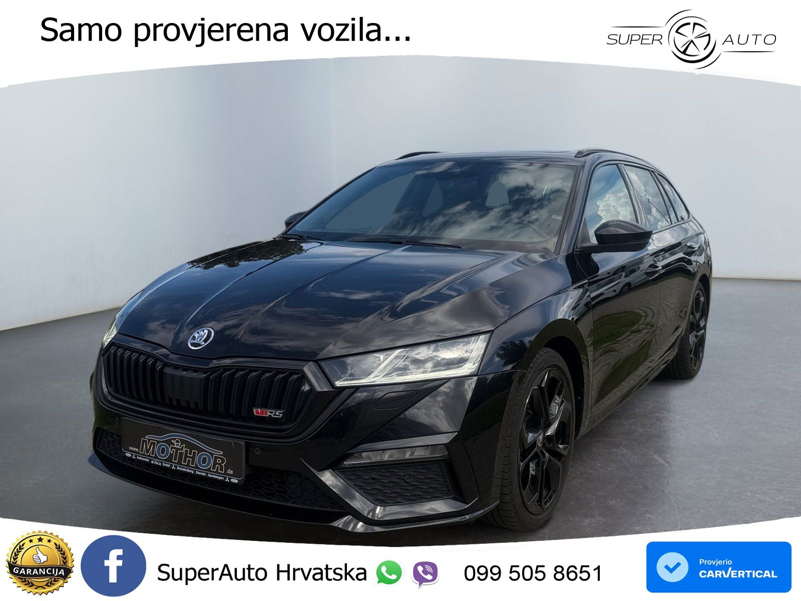 Škoda Octavia Combi RS 2.0 TDI (200 KS) DSG LED+GR SJED+ACC