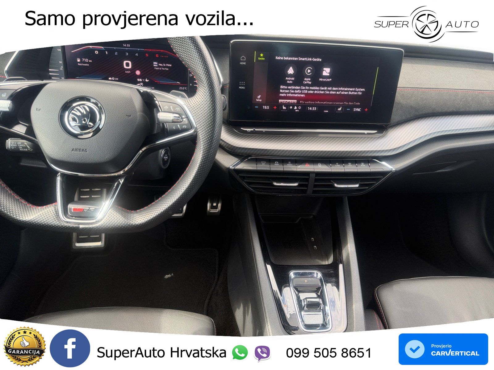 Škoda Octavia Combi RS 2.0 TDI (200 KS) DSG LED+GR SJED+ACC