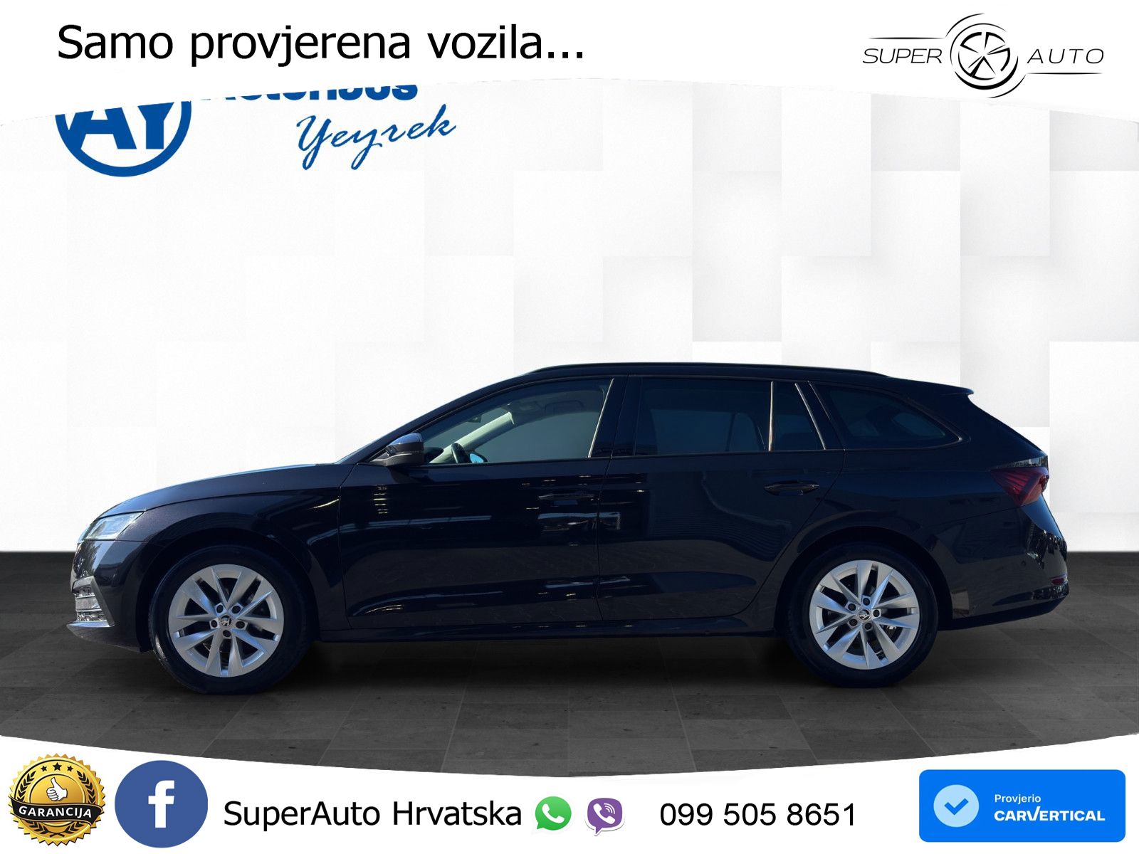 Škoda Octavia Combi 2.0 TDI (150 KS) DSG LED+GR SJED+ACC