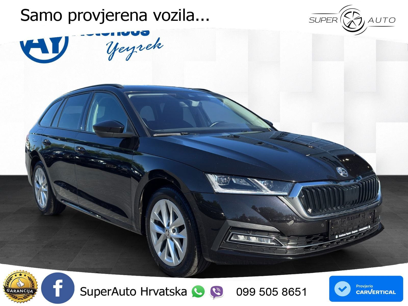 Škoda Octavia Combi 2.0 TDI (150 KS) DSG LED+GR SJED+ACC