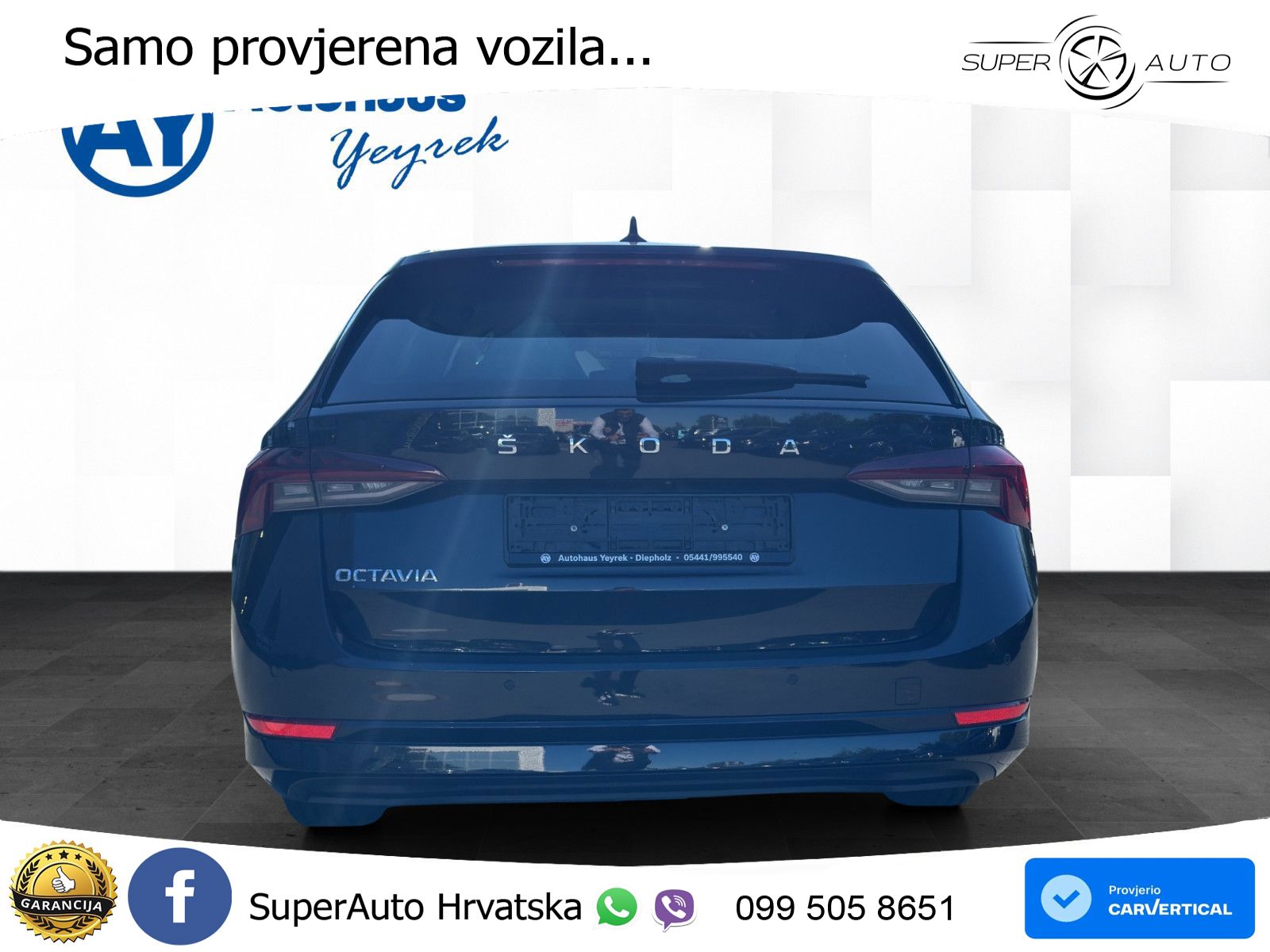 Škoda Octavia Combi 2.0 TDI (150 KS) DSG LED+GR SJED+ACC