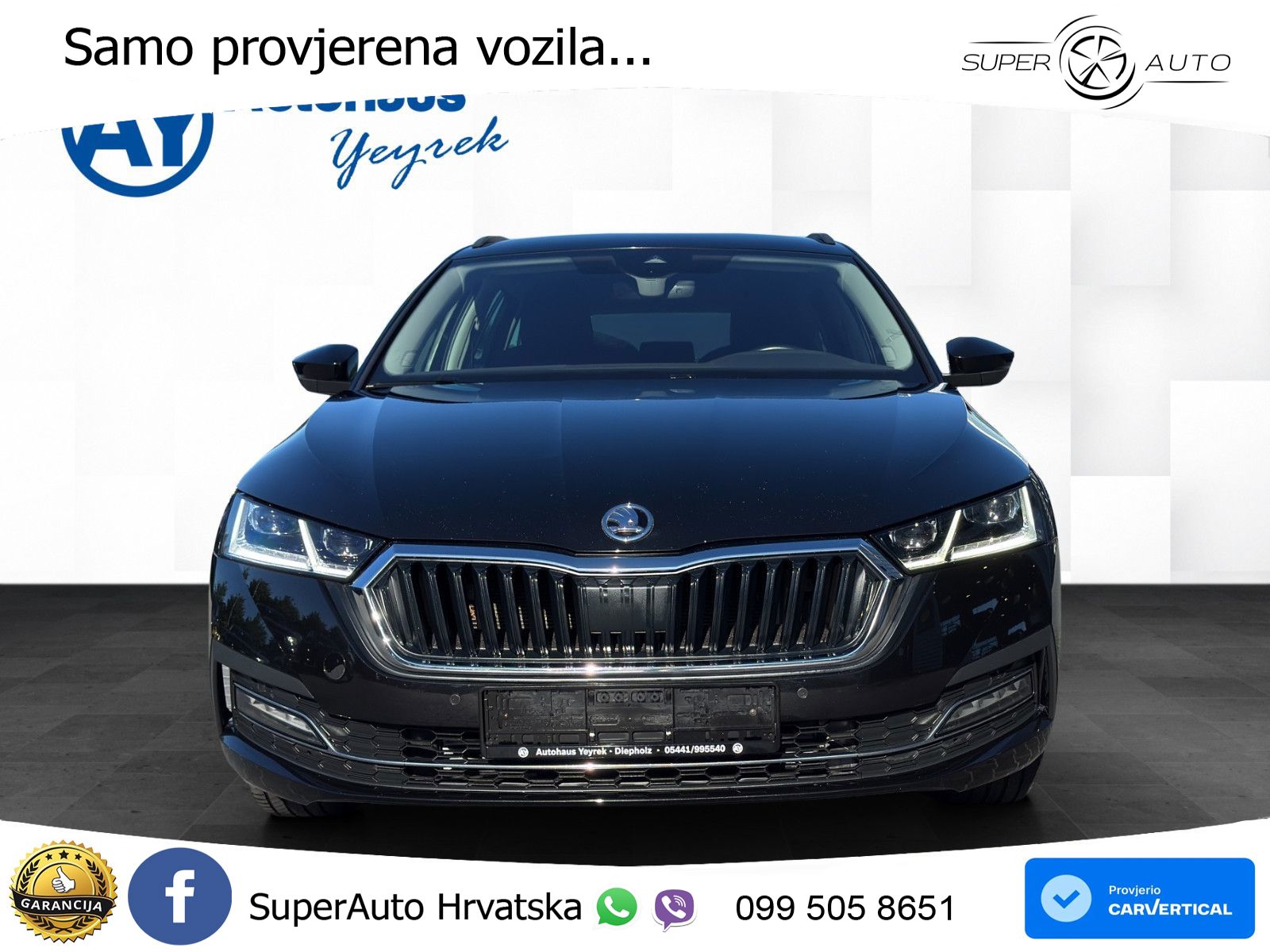 Škoda Octavia Combi 2.0 TDI (150 KS) DSG LED+GR SJED+ACC