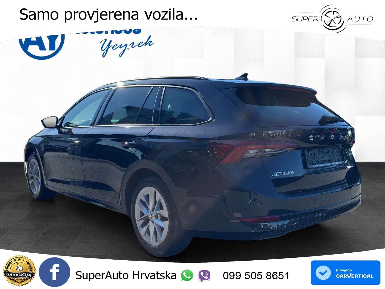 Škoda Octavia Combi 2.0 TDI (150 KS) DSG LED+GR SJED+ACC