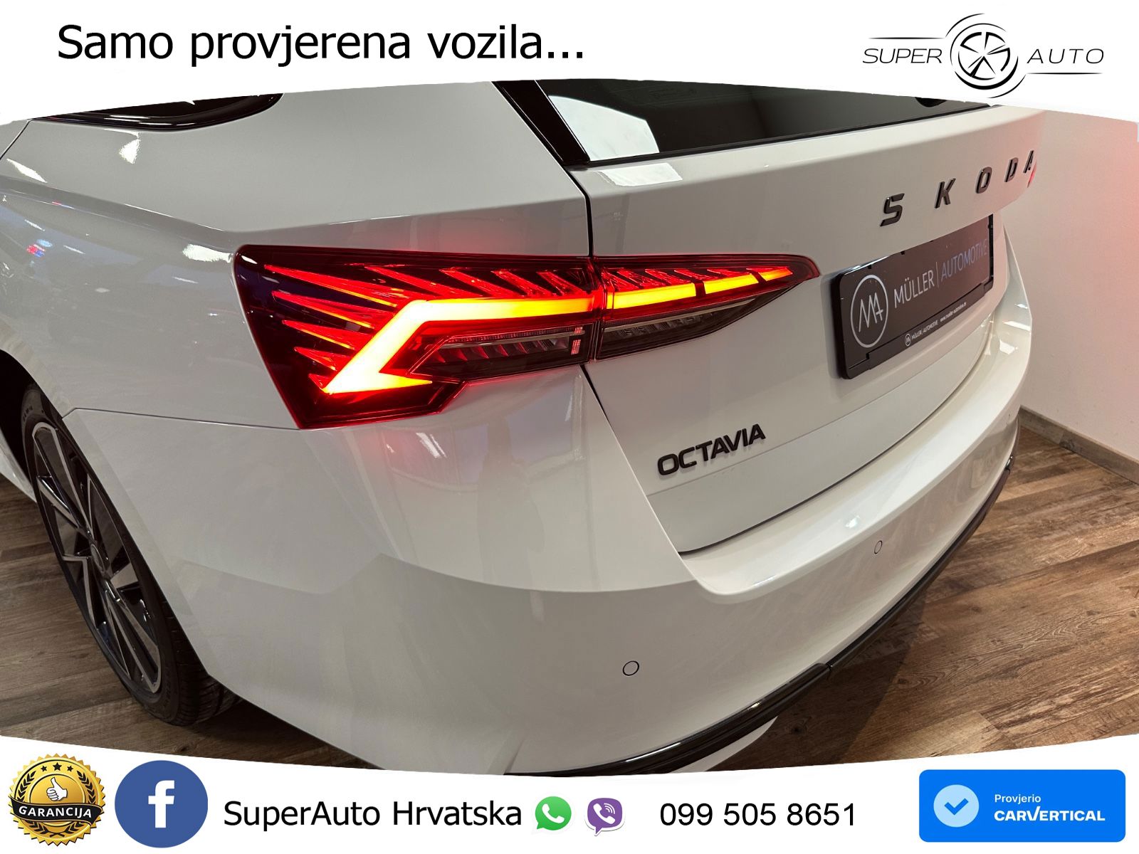 Škoda Octavia Combi 2.0 TDI (150 KS) DSG SportLine LED+GR SJED+ACC
