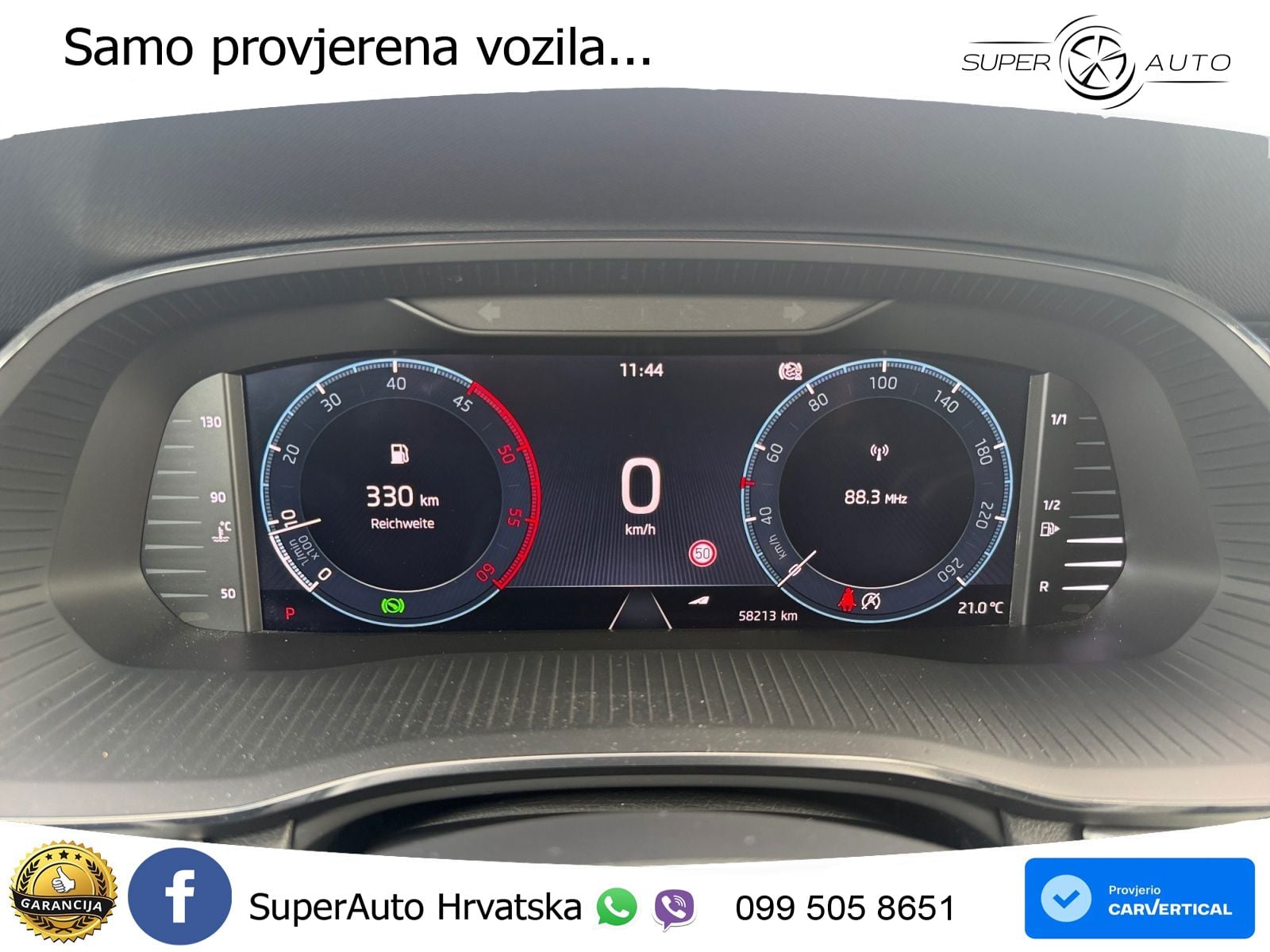Škoda Octavia Combi 2.0 TDI (150 KS) DSG LED+GR SJED+ACC