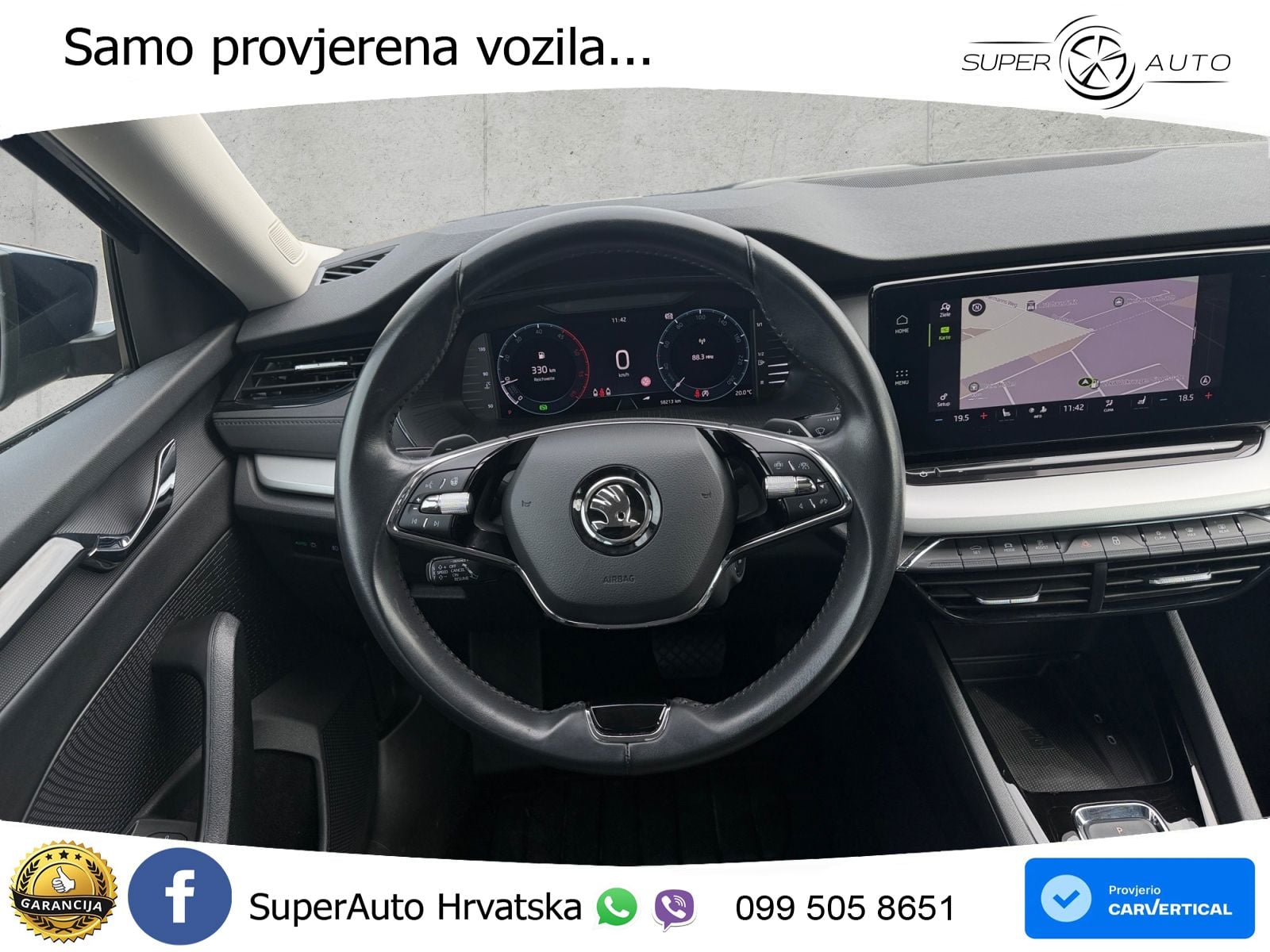 Škoda Octavia Combi 2.0 TDI (150 KS) DSG LED+GR SJED+ACC