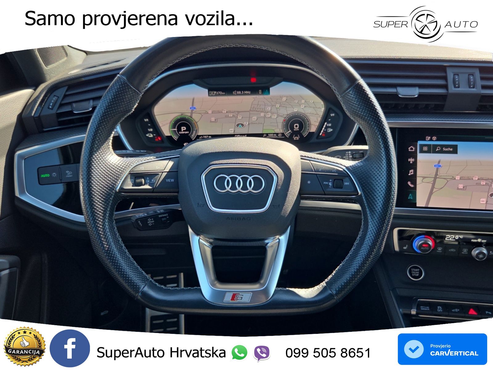 Audi Q3 45 TFSIe (245 KS) S tronic S line LED+GR SJED+ACC
