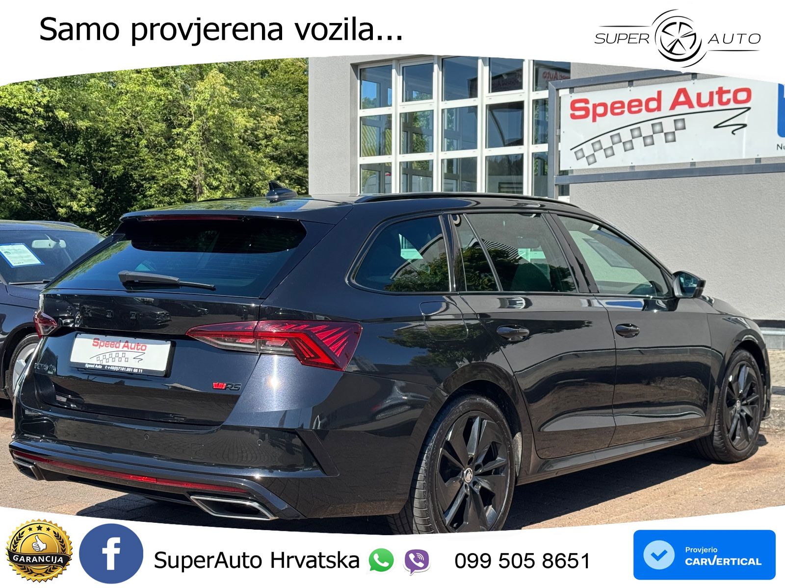 Škoda Octavia Combi RS 2.0 TDI (200 KS) DSG LED+GR SJED+ACC