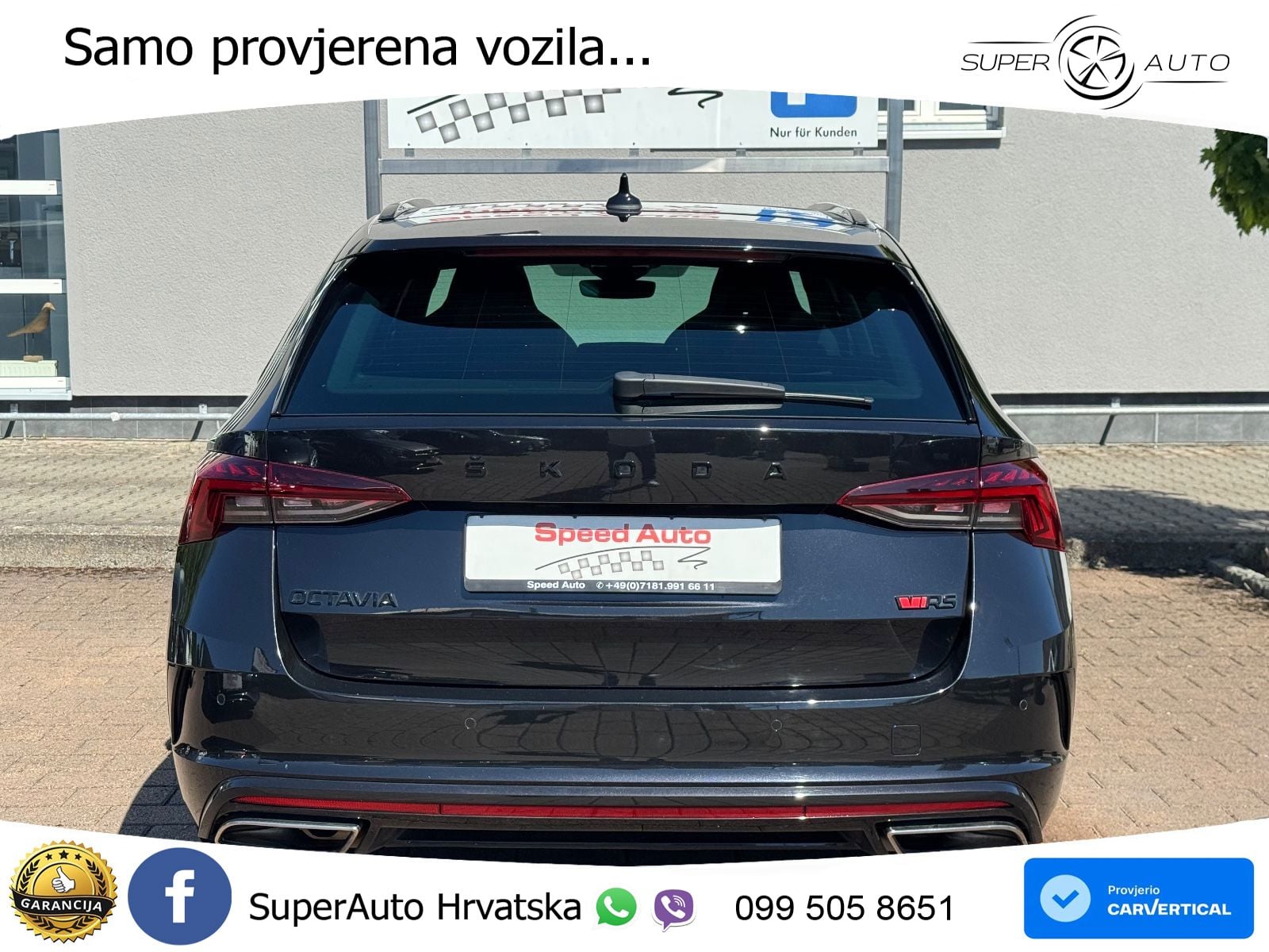 Škoda Octavia Combi RS 2.0 TDI (200 KS) DSG LED+GR SJED+ACC