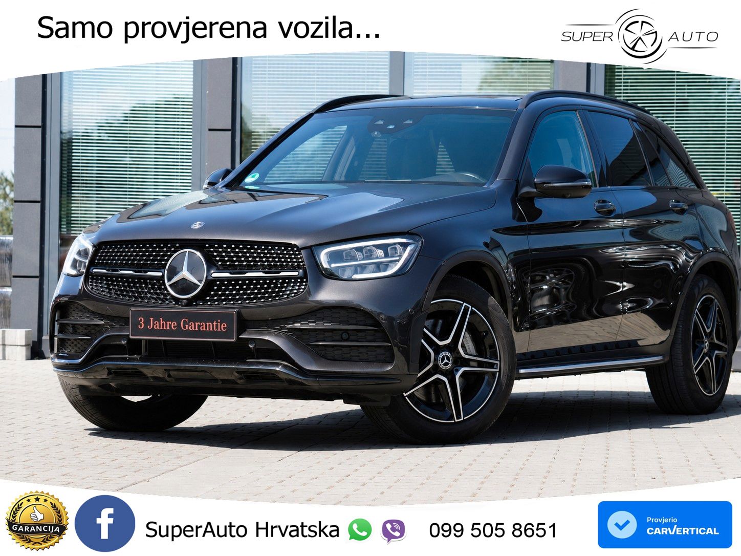 Mercedes GLC 300d (245 KS) 4MATIC G-TRONIC AMG ACC+GR SJED+360+PANO