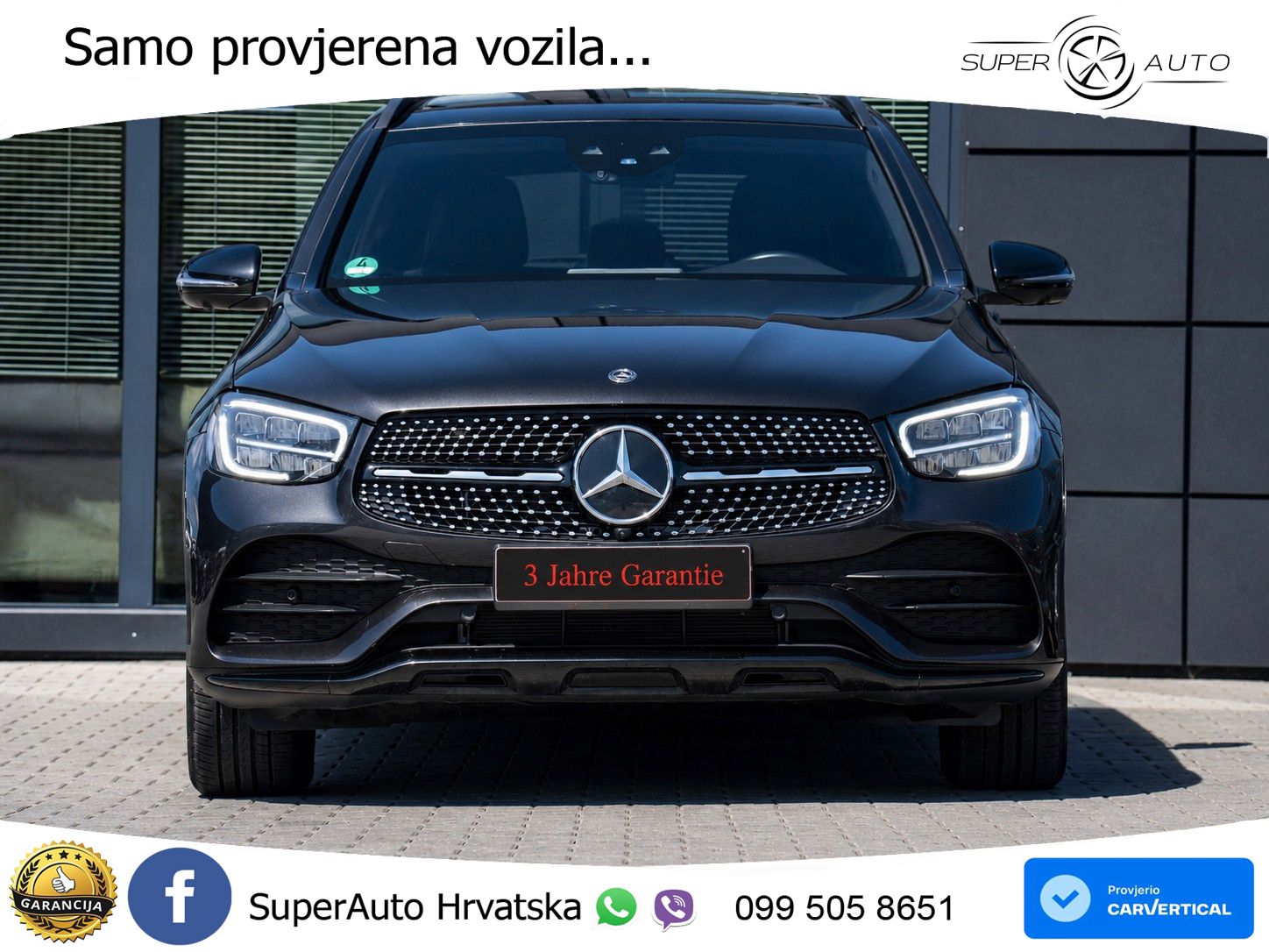 Mercedes GLC 300d (245 KS) 4MATIC G-TRONIC AMG ACC+GR SJED+360+PANO