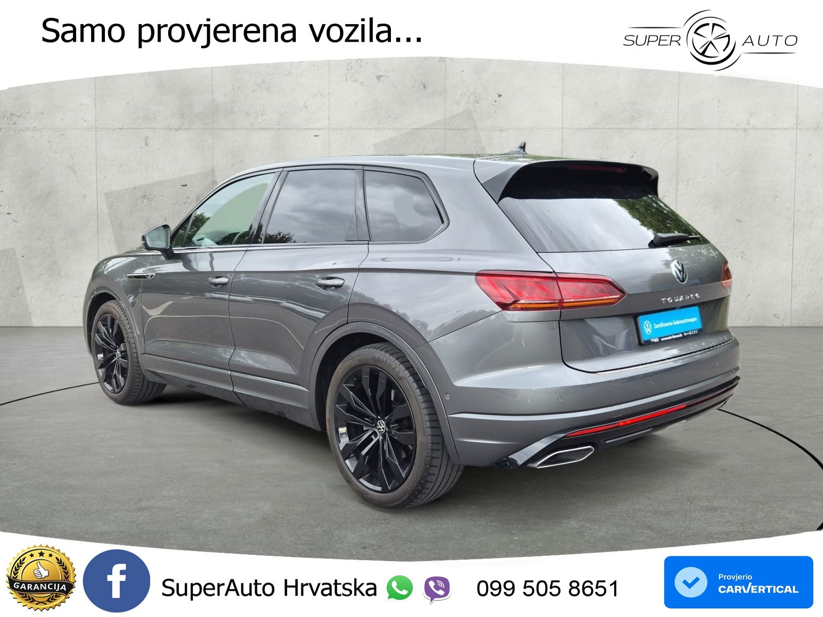 Volkswagen Touareg 3.0 V6 TDI (286 KS) 4MOTION Tiptronic R-Line ZRAČNI+ACC+4xGR SJED+KAM