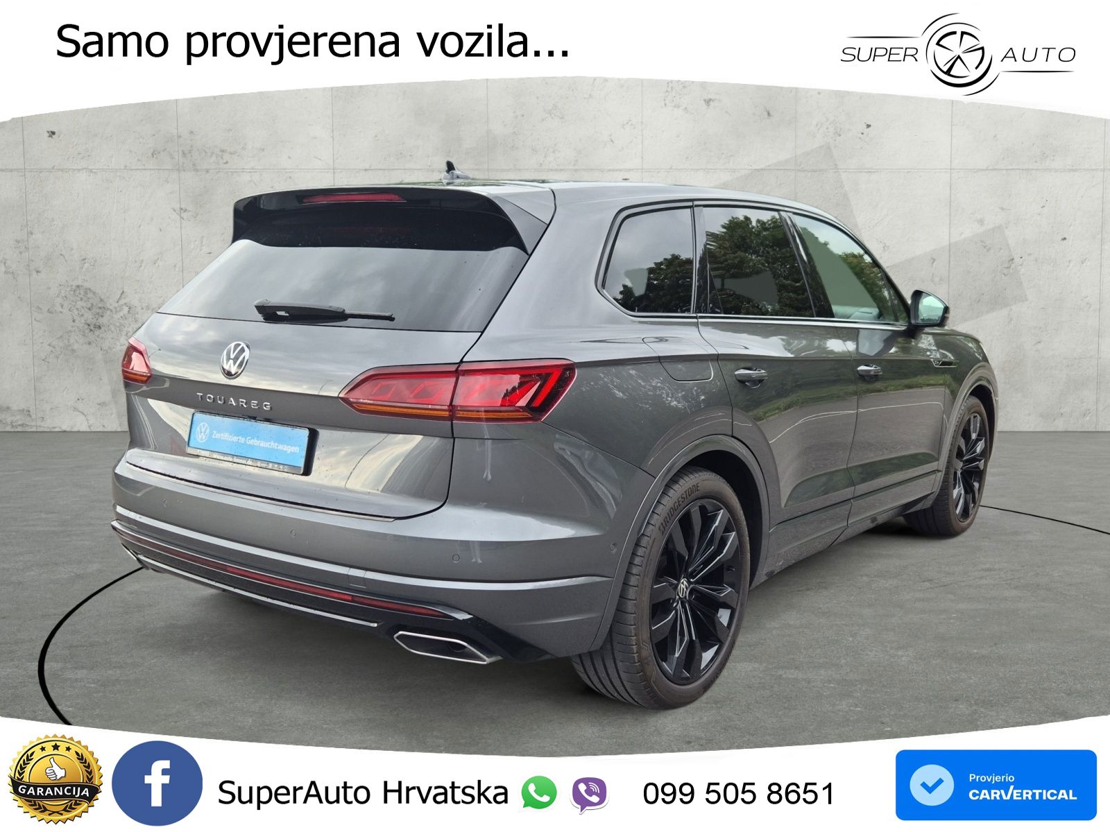 Volkswagen Touareg 3.0 V6 TDI (286 KS) 4MOTION Tiptronic R-Line ZRAČNI+ACC+4xGR SJED+KAM