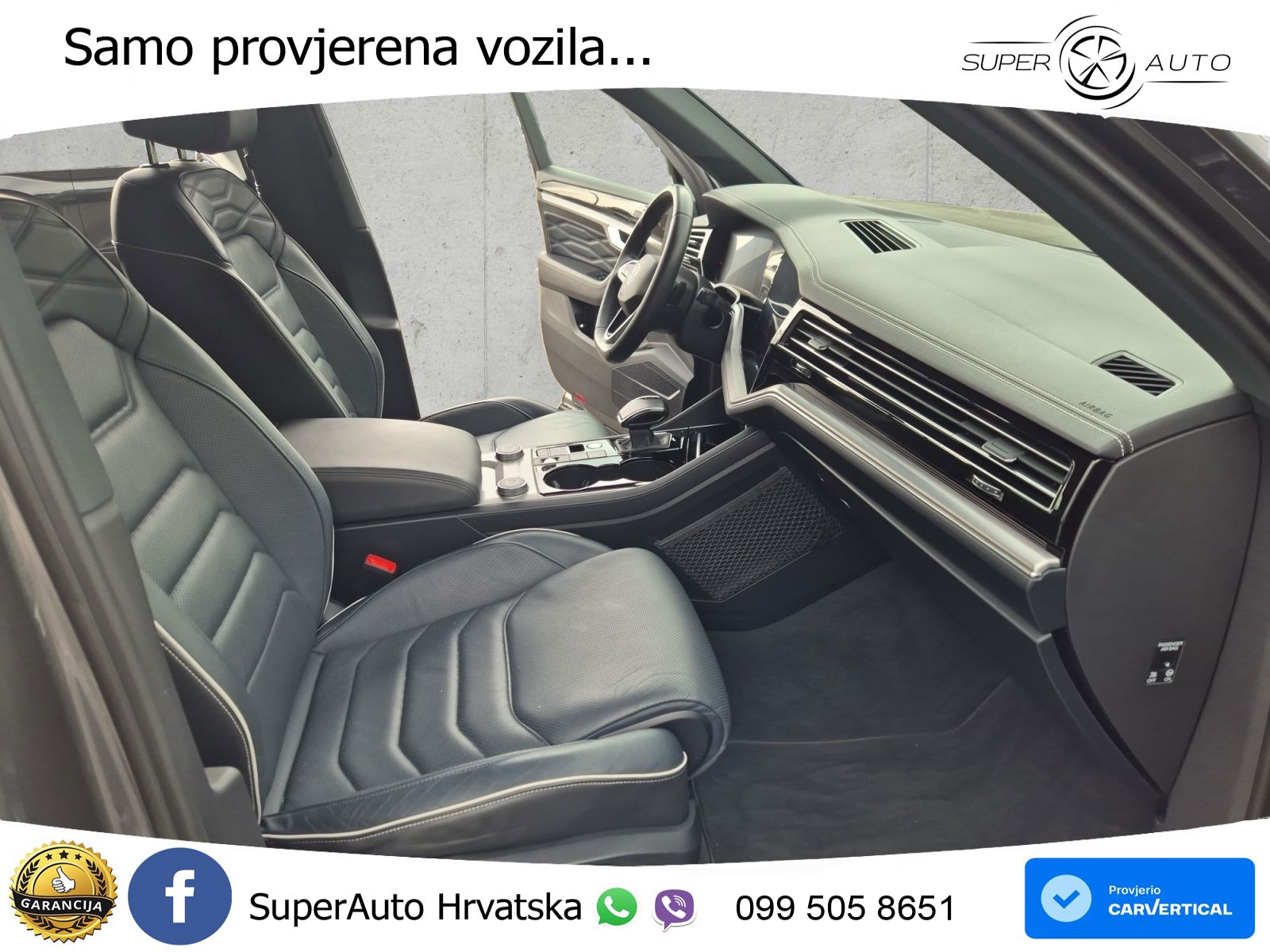 Volkswagen Touareg 3.0 V6 TDI (286 KS) 4MOTION Tiptronic R-Line ZRAČNI+ACC+4xGR SJED+KAM