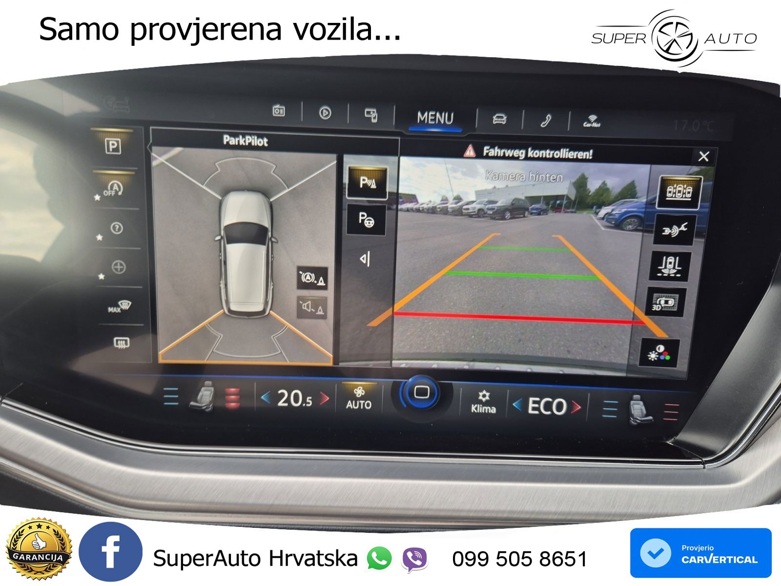 Volkswagen Touareg 3.0 V6 TDI (286 KS) 4MOTION Tiptronic R-Line ZRAČNI+ACC+4xGR SJED+KAM