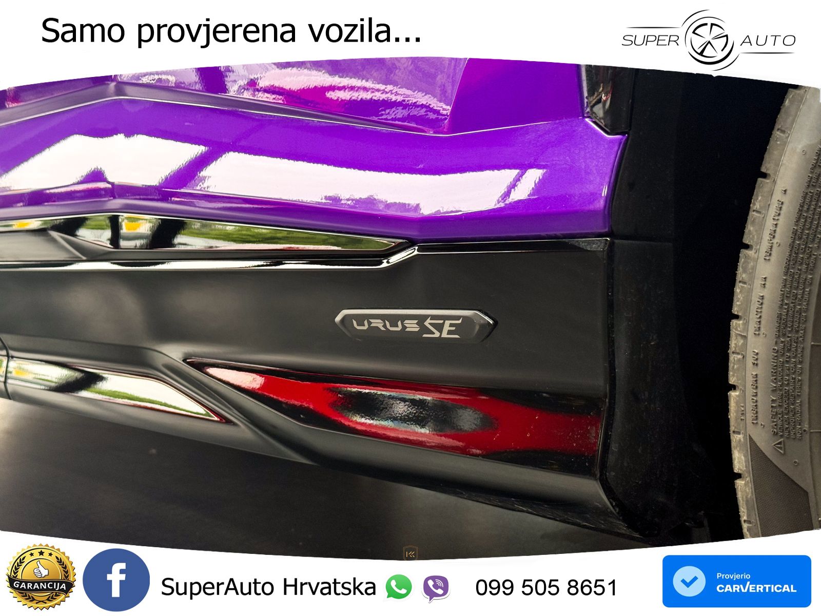 Lamborghini Urus SE 4.0 V8 (800 KS) 4WD Automatic LED+GR SJED+ACC