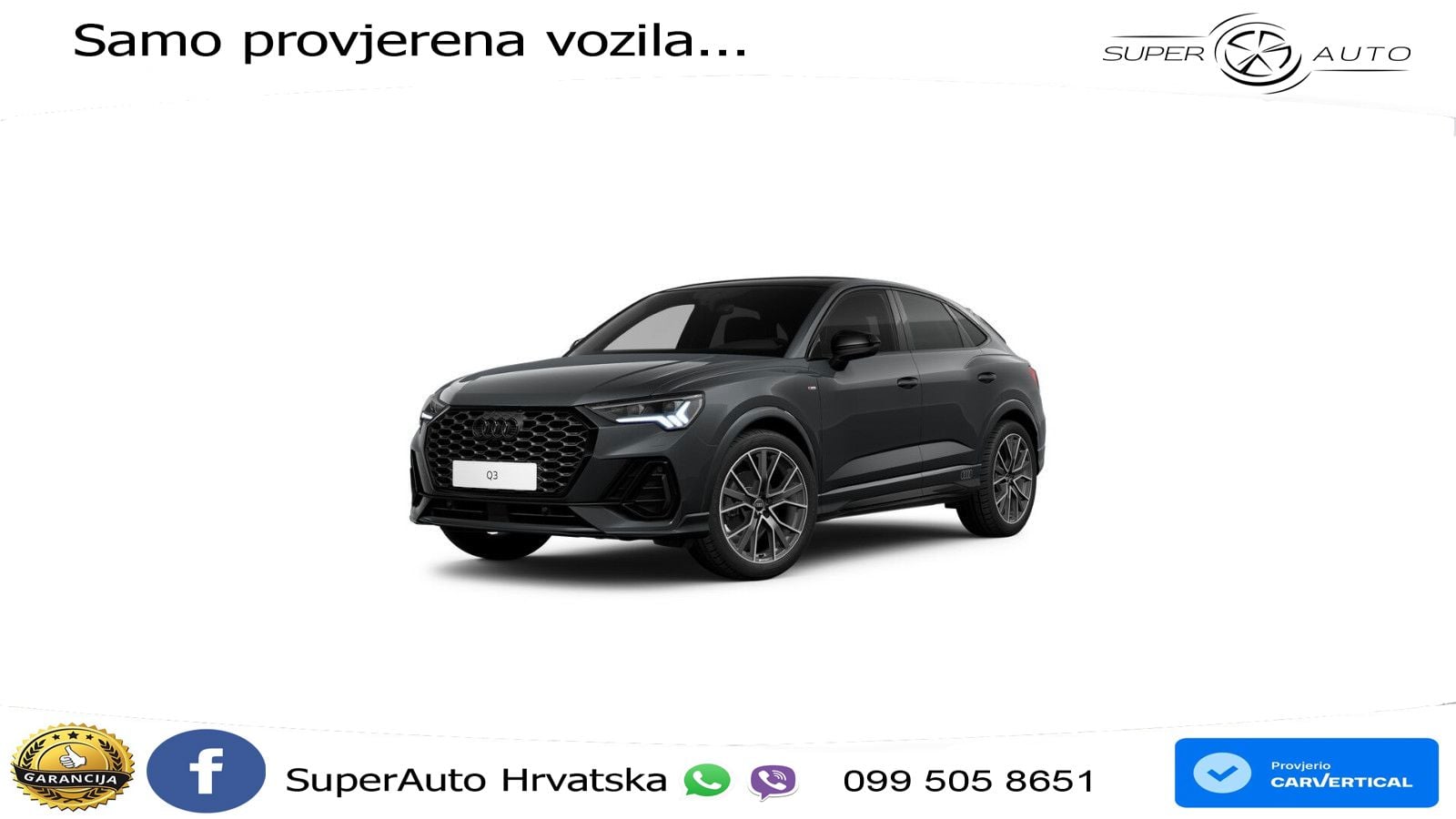 Audi Q3 Sportback 35 TFSI (150 KS) S tronic S line LED+GR SJED+ACC