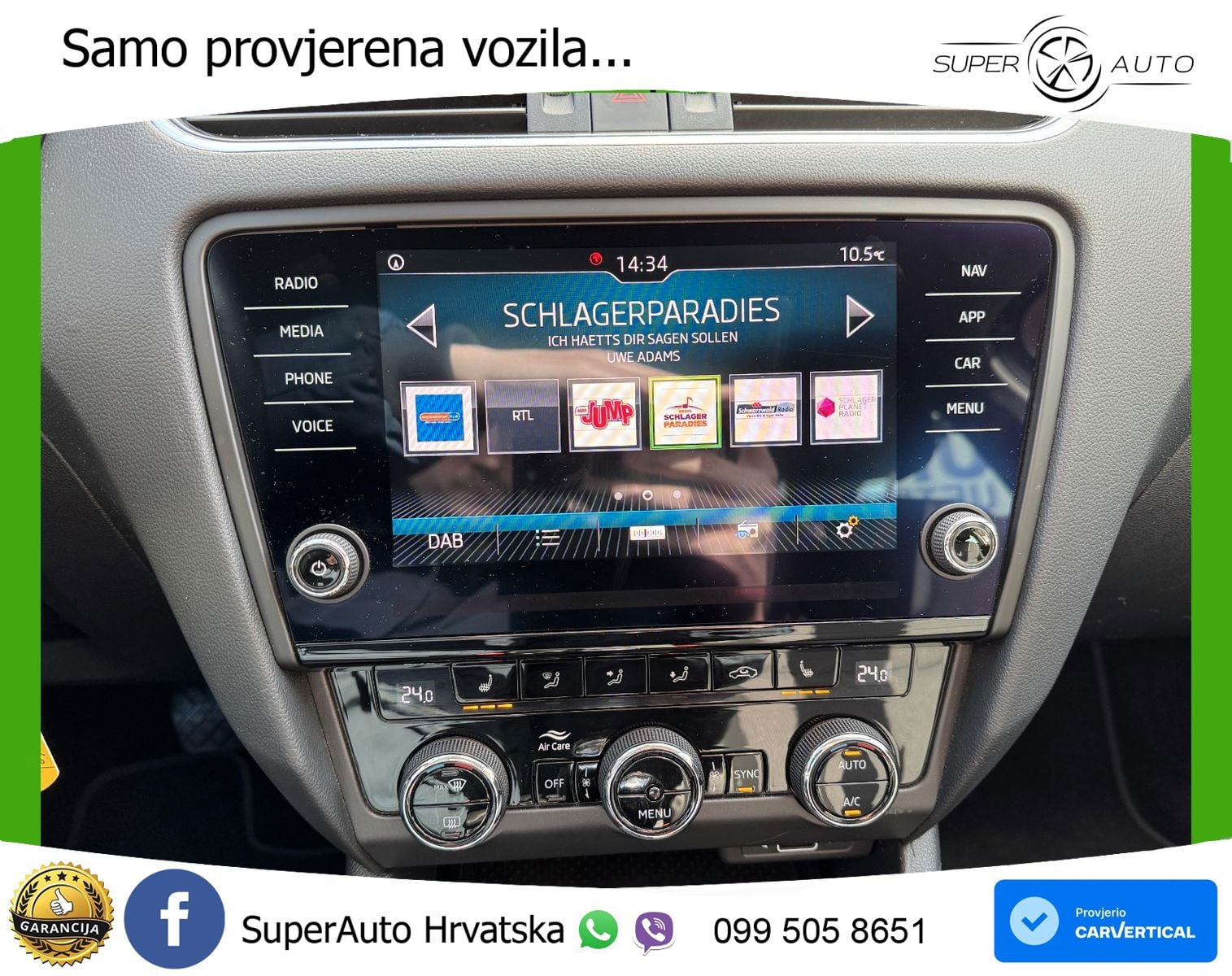 Škoda Octavia Combi 2.0 TDI (150 KS) DSG LED+GR SJED+ACC