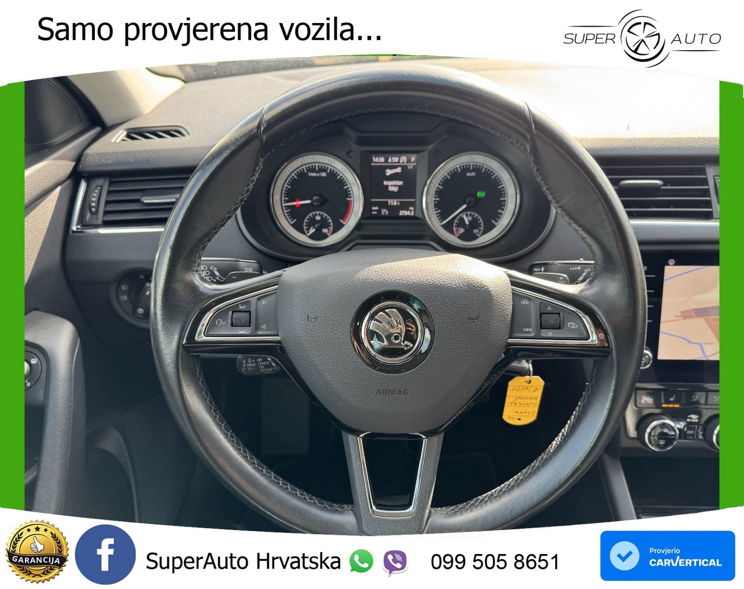 Škoda Octavia Combi 2.0 TDI (150 KS) DSG LED+GR SJED+ACC