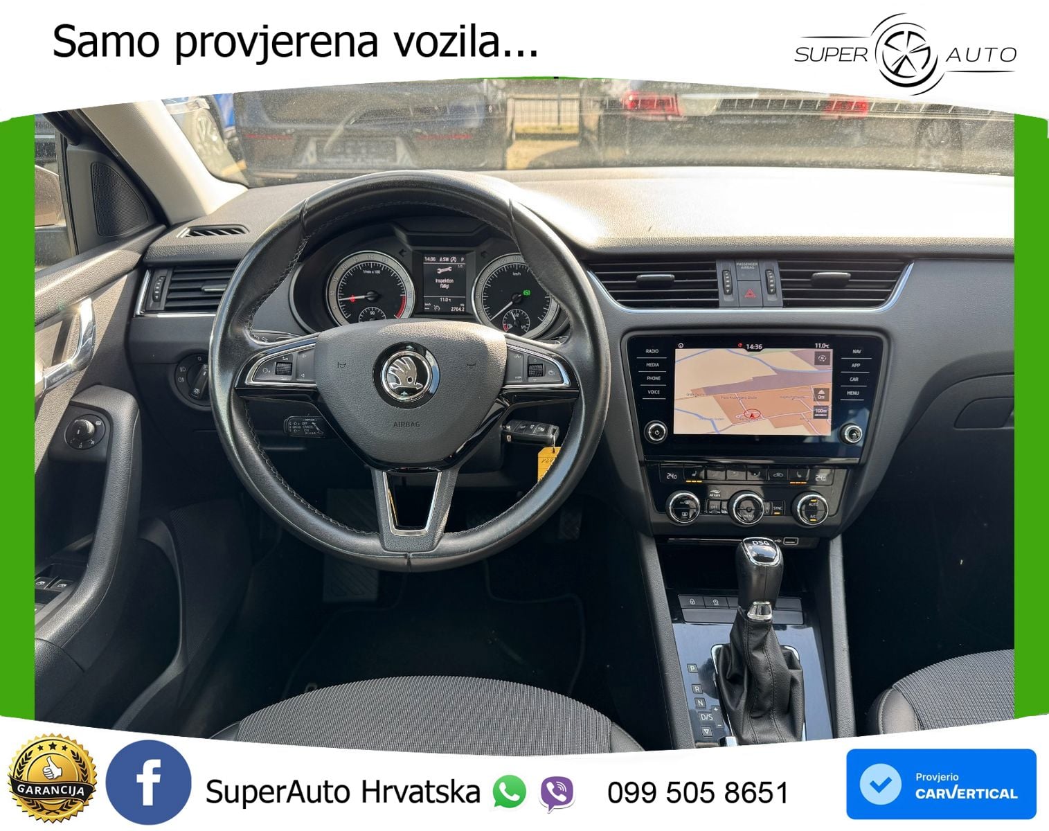 Škoda Octavia Combi 2.0 TDI (150 KS) DSG LED+GR SJED+ACC