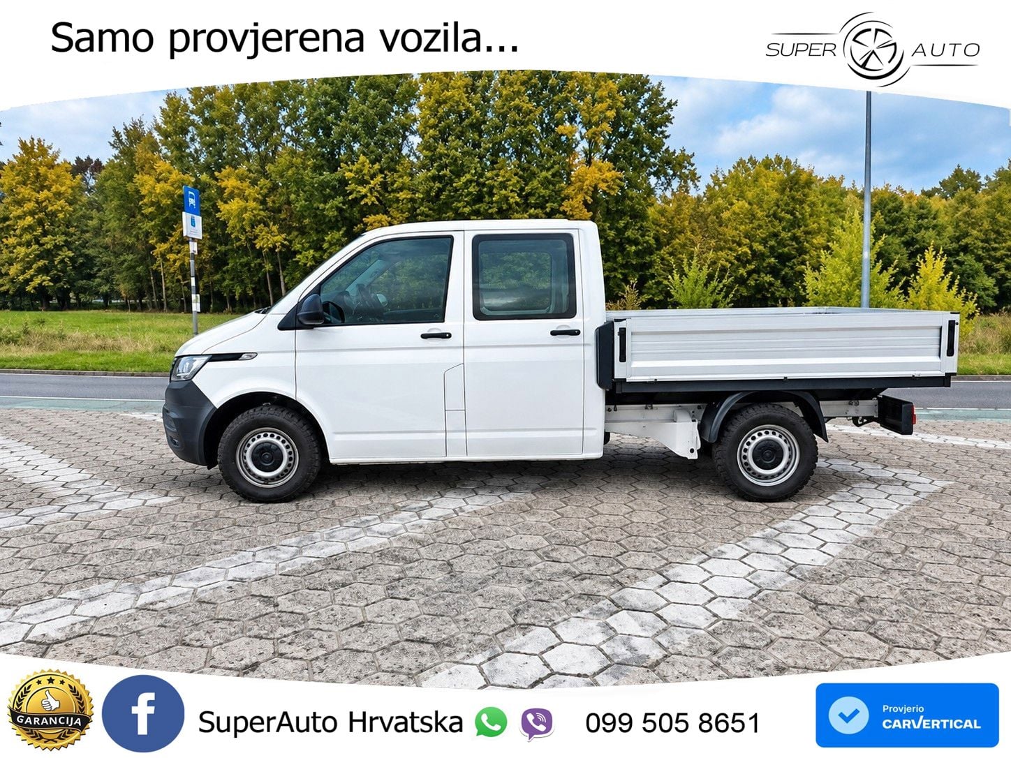Volkswagen T6.1 Transporter Pritsche 4MOTION lang Doppelkab 150 KS