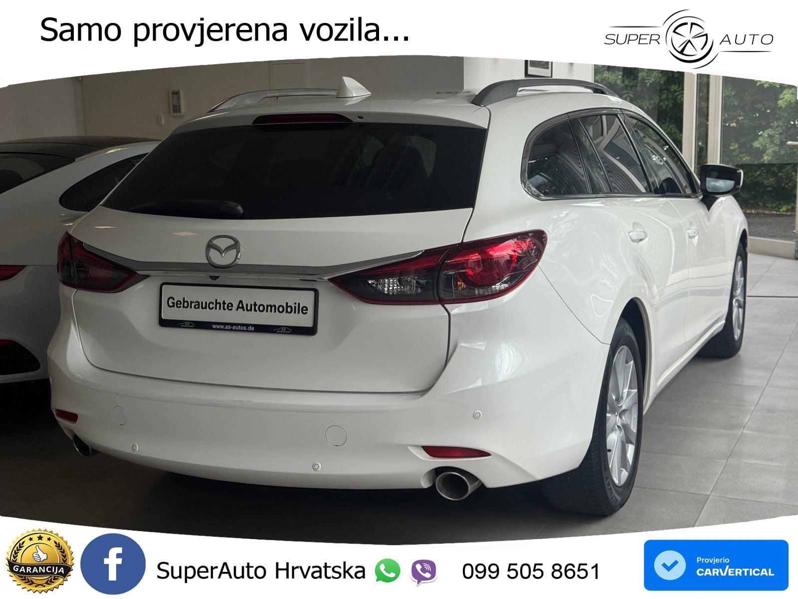 Mazda 6 Sport Combi 2.0 SKYACTIV-G (165 KS) SKYACTIV-Drive LED+GR SJED+ACC
