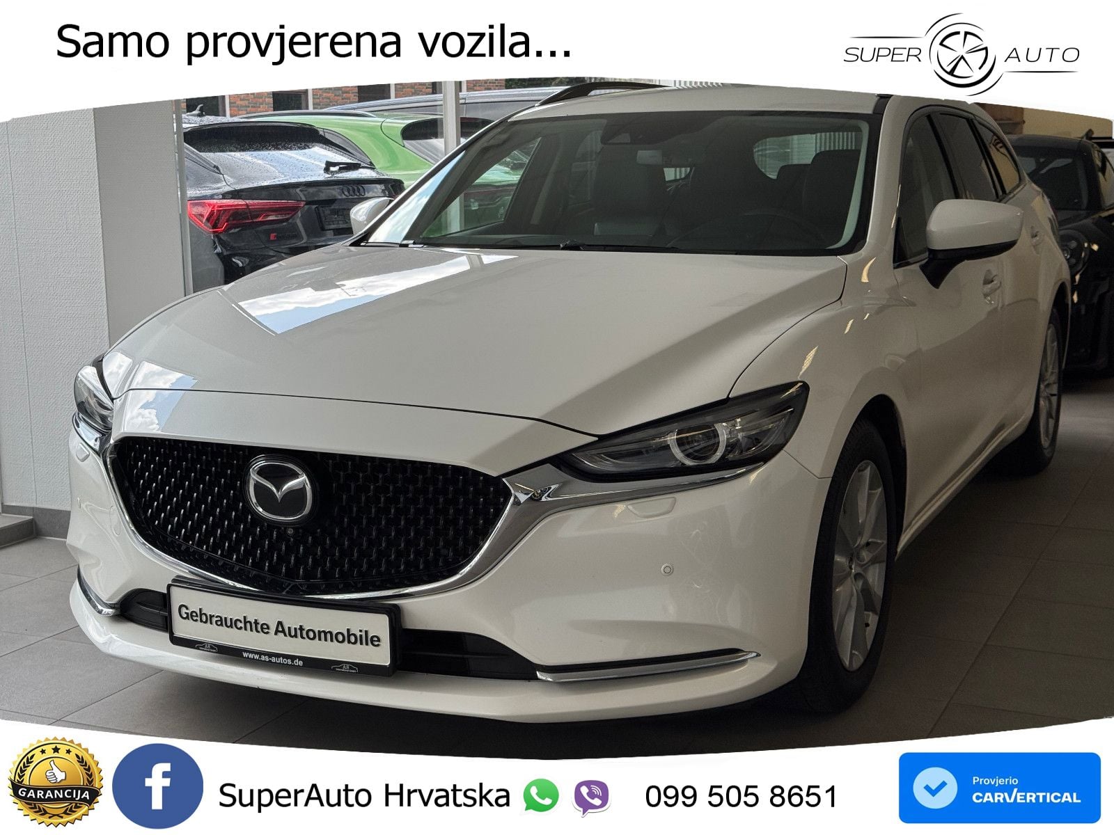 Mazda 6 Sport Combi 2.0 SKYACTIV-G (165 KS) SKYACTIV-Drive LED+GR SJED+ACC