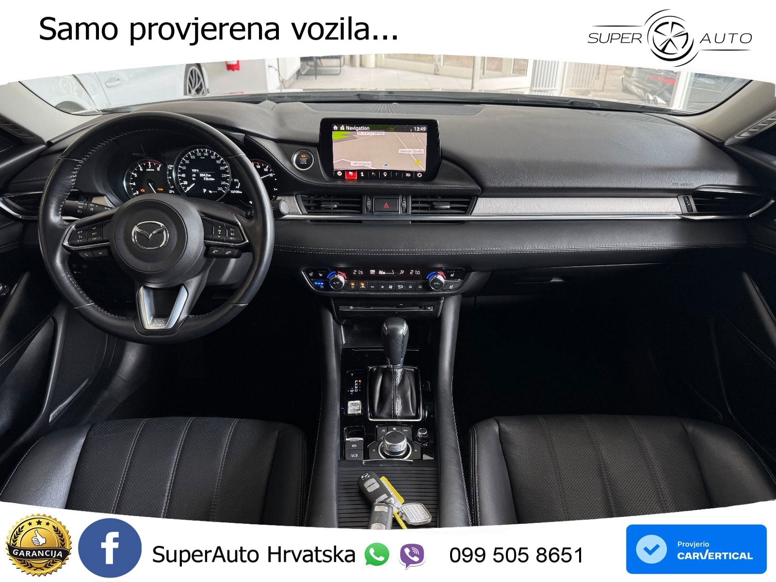 Mazda 6 Sport Combi 2.0 SKYACTIV-G (165 KS) SKYACTIV-Drive LED+GR SJED+ACC