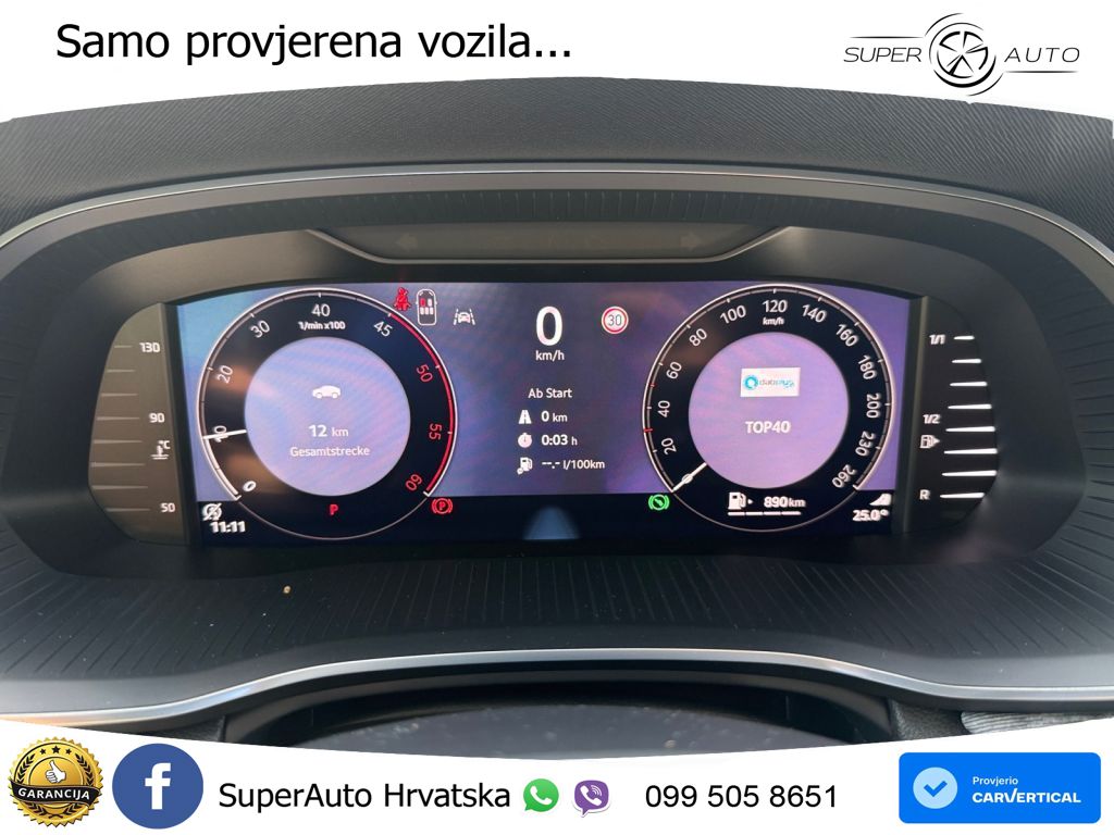 Škoda Octavia Combi 2.0 TDI (150 KS) DSG LED+GR SJED+ACC
