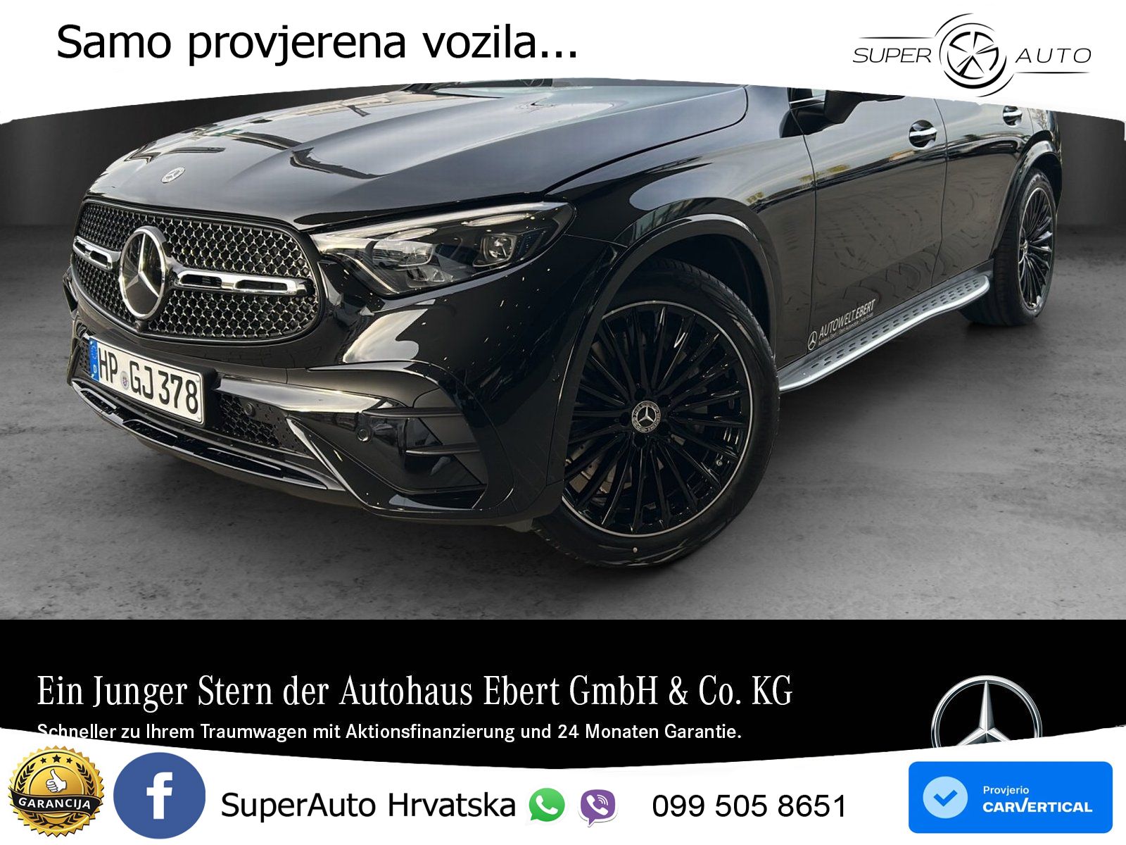 Mercedes GLC Coupe 450d (367 KS) 4MATIC 9G-TRONIC AMG ZRAČNI+ACC+GR SJED+360+PANO
