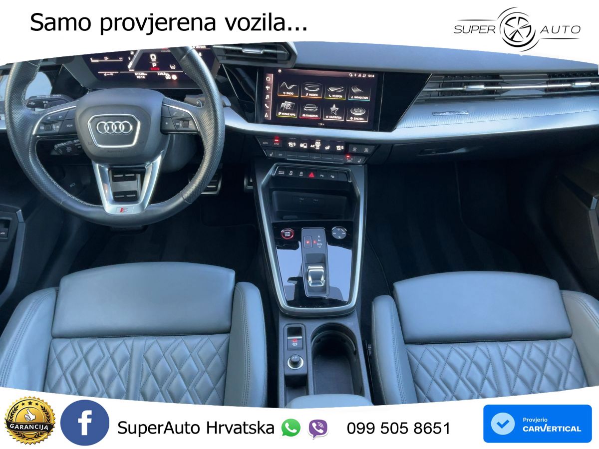 Audi S3 Limuzina 2.0 TFSI (310 KS) quattro S tronic LED+GR SJED+ACC