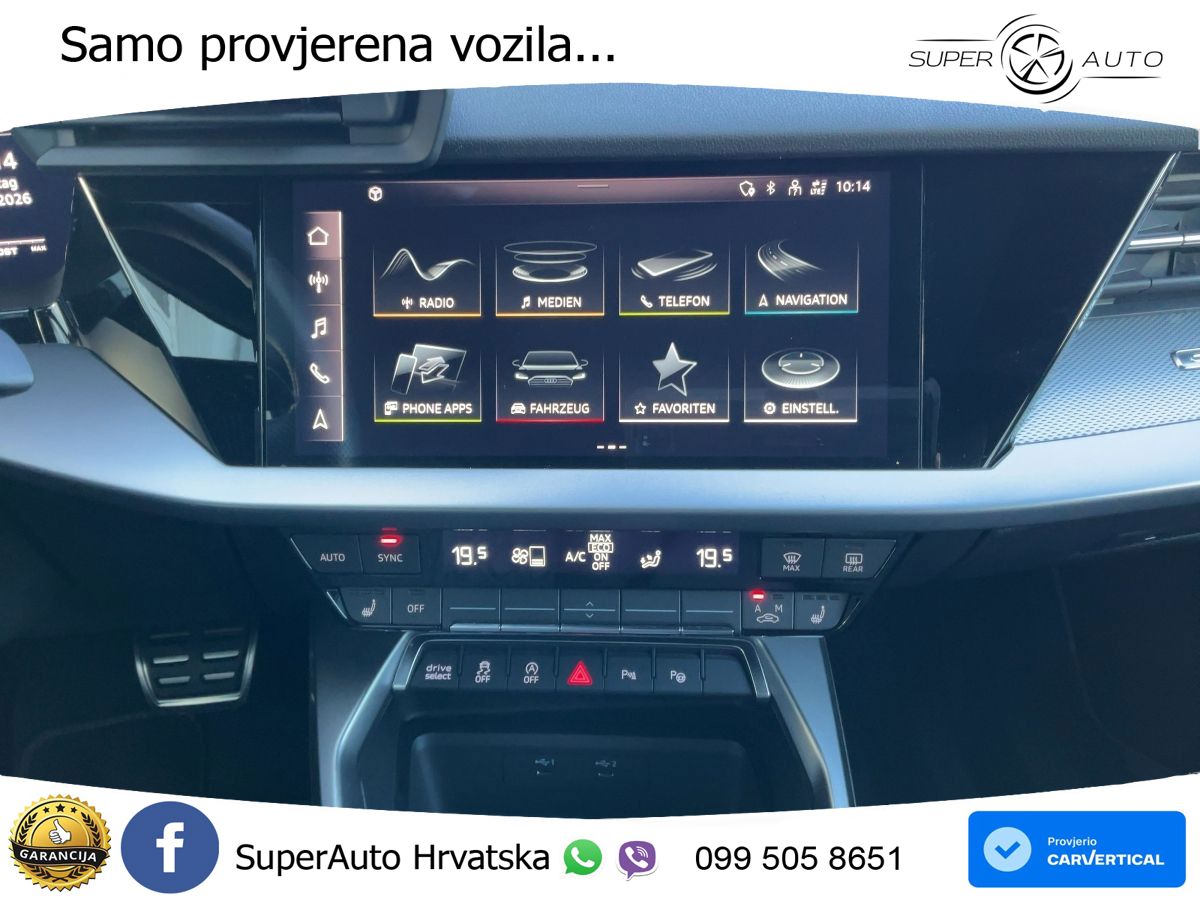 Audi S3 Limuzina 2.0 TFSI (310 KS) quattro S tronic LED+GR SJED+ACC