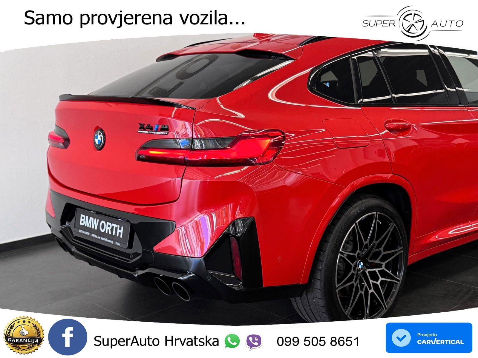 BMW X4 M Competition 3.0 (510 KS) xDrive Steptronic LED+GR SJED+ACC
