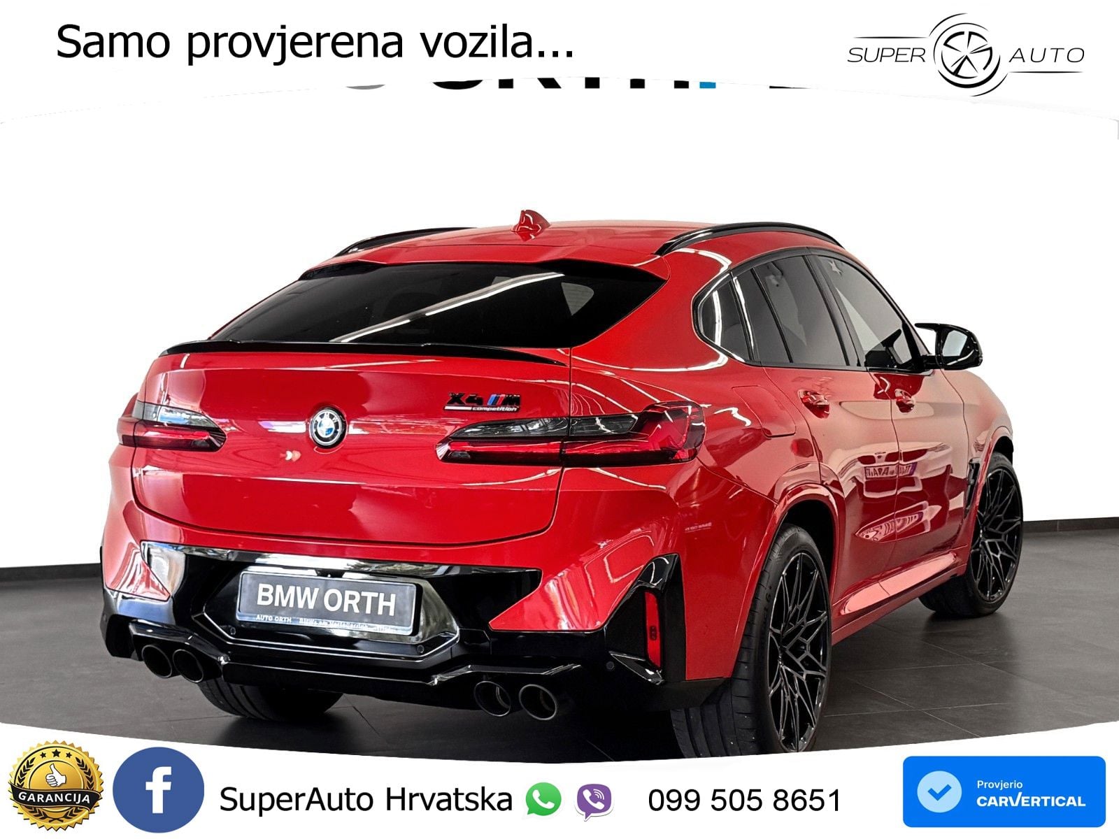 BMW X4 M Competition 3.0 (510 KS) xDrive Steptronic LED+GR SJED+ACC