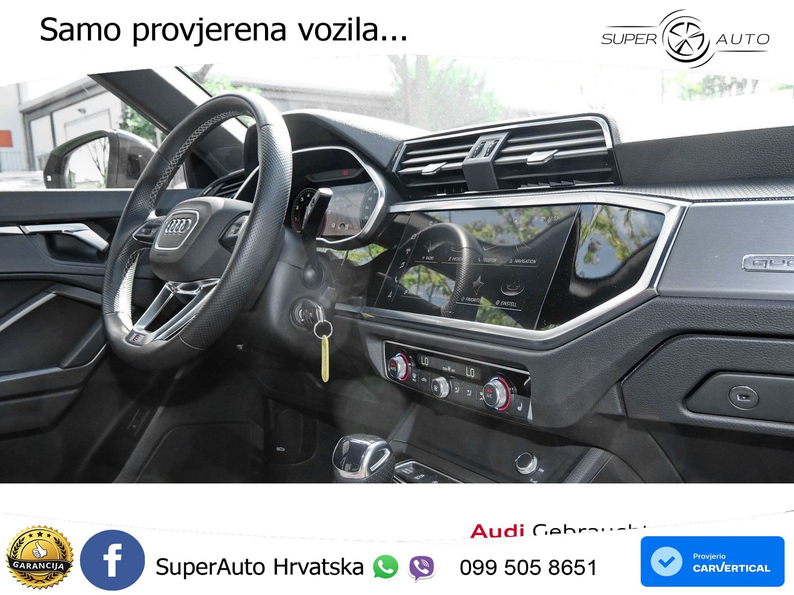 Audi Q3 II Sportback 45 TFSI (245 KS) quattro S tronic S line MATRIX+GR SJED+KAM