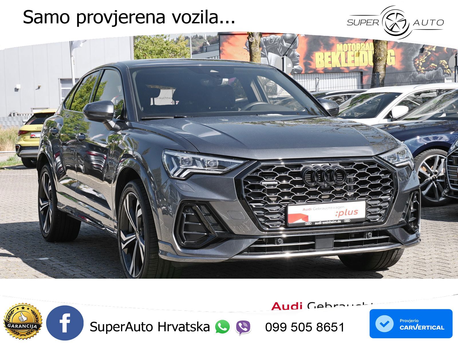 Audi Q3 II Sportback 45 TFSI (245 KS) quattro S tronic S line MATRIX+GR SJED+KAM
