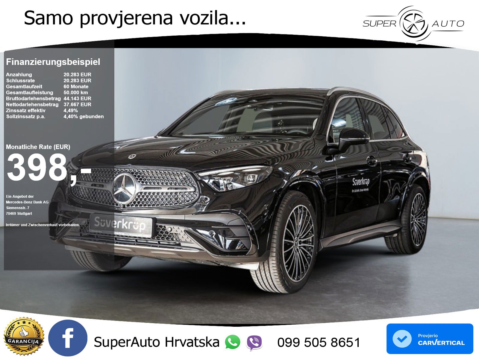 Mercedes GLC 220d (197 KS) 4MATIC 9G-TRONIC AMG LED+GR SJED+ACC