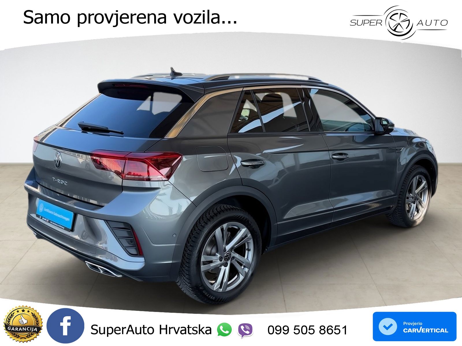 Volkswagen T-Roc 1.5 TSI (150 KS) DSG LED+GR SJED+ACC
