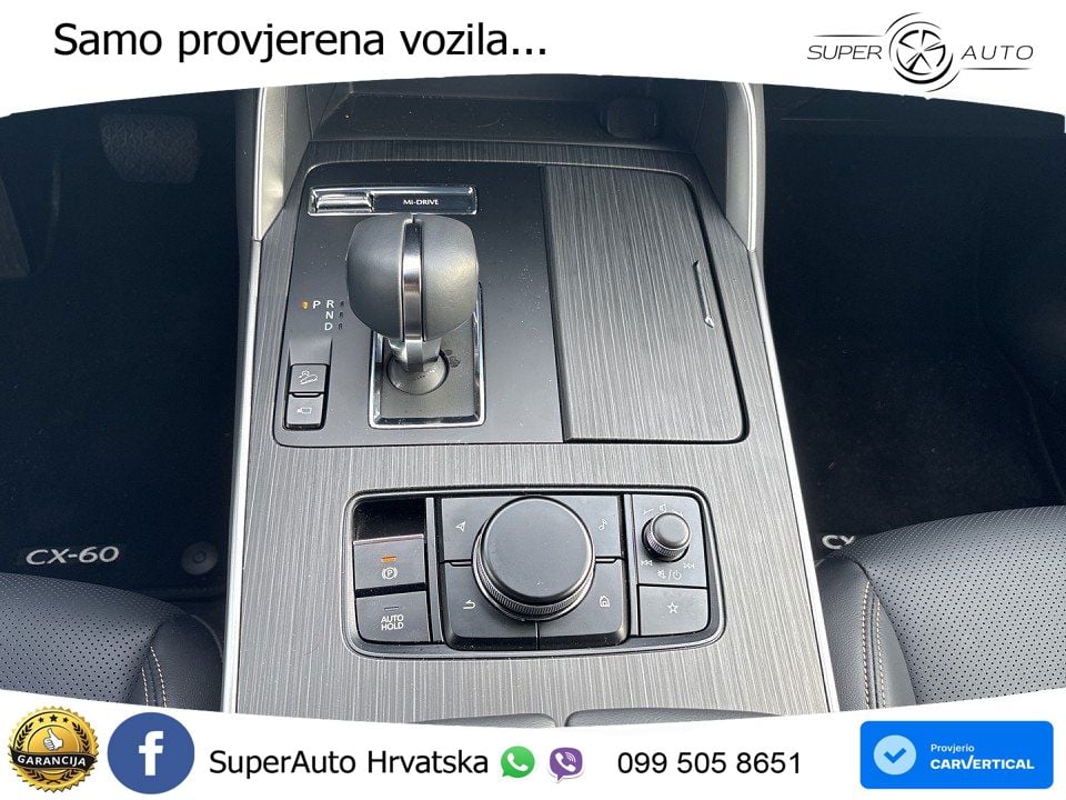 Mazda CX-60 3.3 e-Skyactiv D (254 KS) AWD Automatic LED+ACC