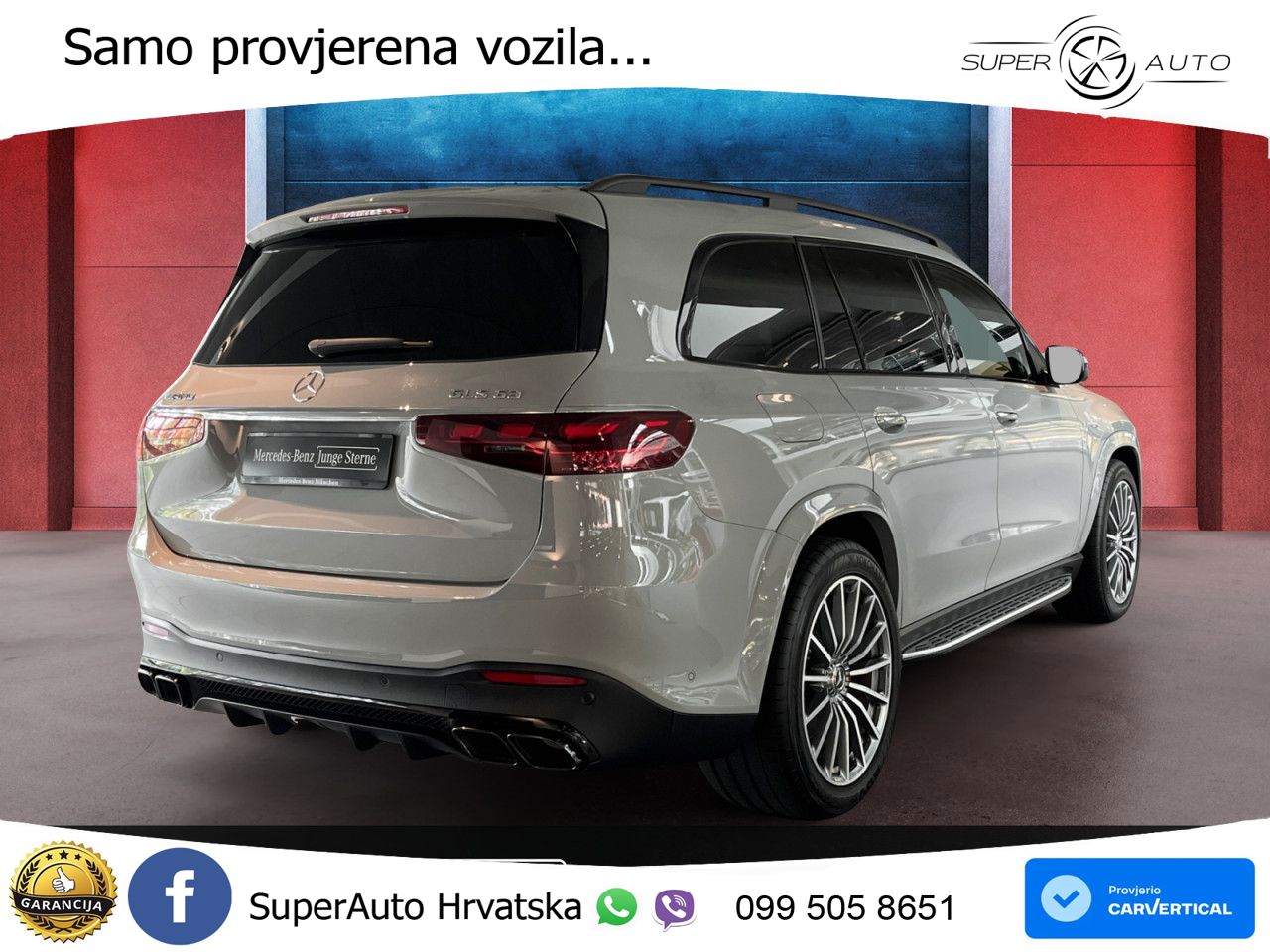 Mercedes-Benz GLS AMG GLS 63 V8 EQ Boost 4MATIC+ AMG SPEEDSHIFT TCT 9G LED+GR SJED+ACC