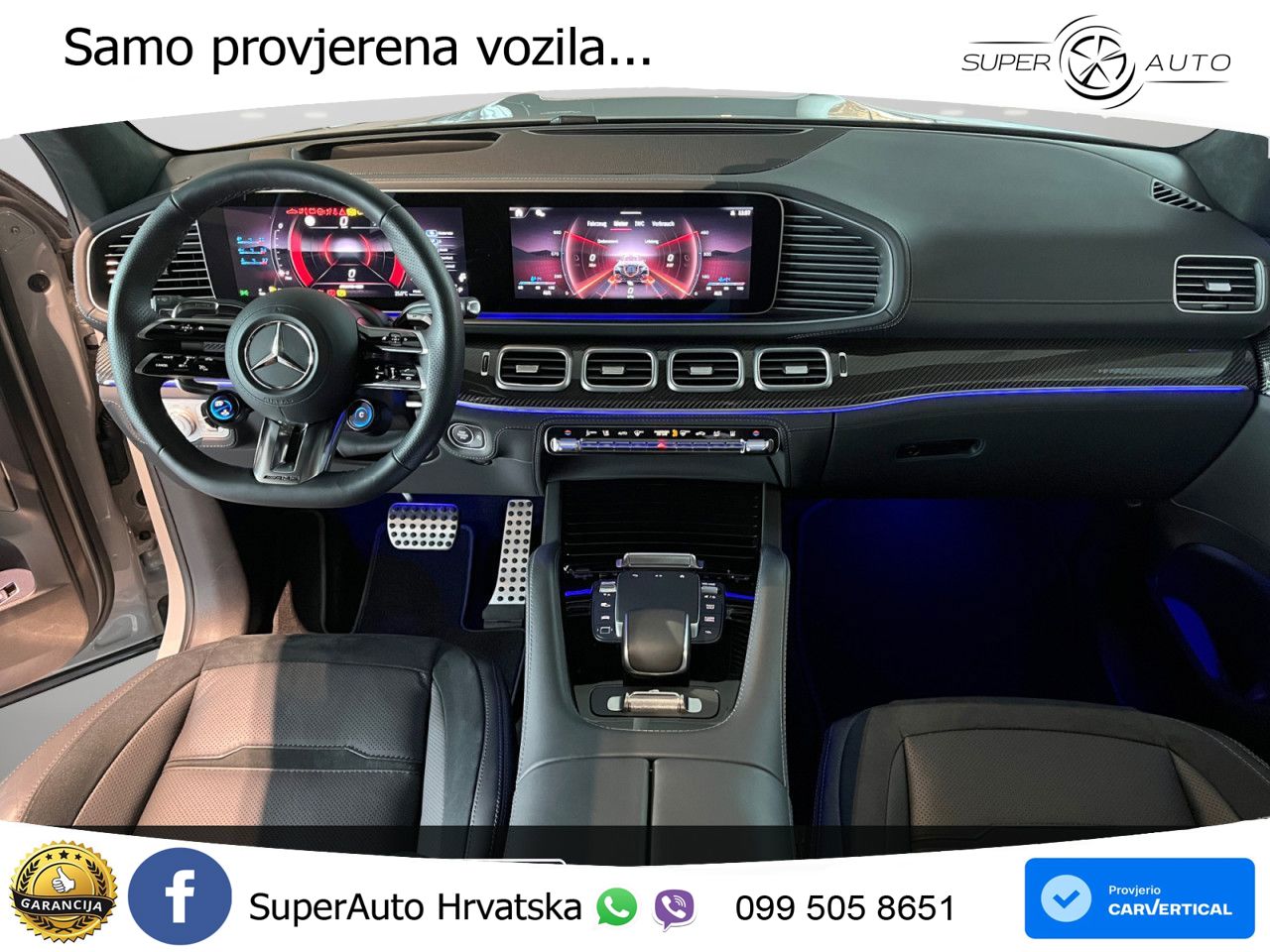 Mercedes-Benz GLS AMG GLS 63 V8 EQ Boost 4MATIC+ AMG SPEEDSHIFT TCT 9G LED+GR SJED+ACC