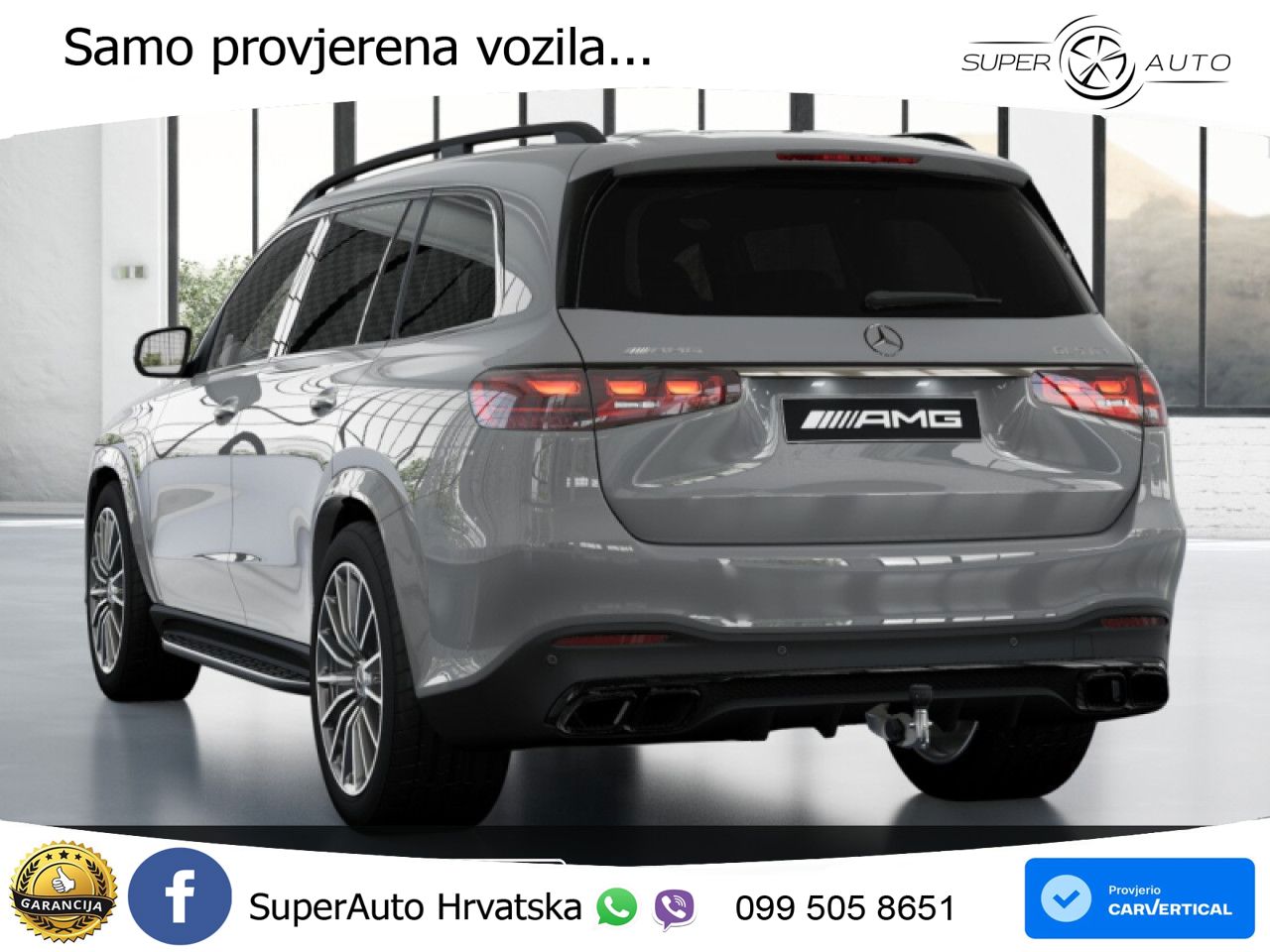 Mercedes-Benz GLS AMG GLS 63 V8 EQ Boost 4MATIC+ AMG SPEEDSHIFT TCT 9G LED+GR SJED+ACC