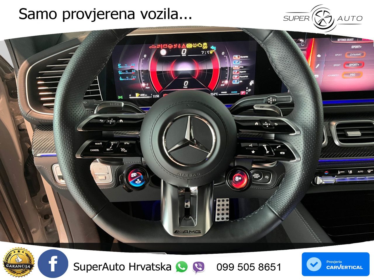 Mercedes-Benz GLS AMG GLS 63 V8 EQ Boost 4MATIC+ AMG SPEEDSHIFT TCT 9G LED+GR SJED+ACC