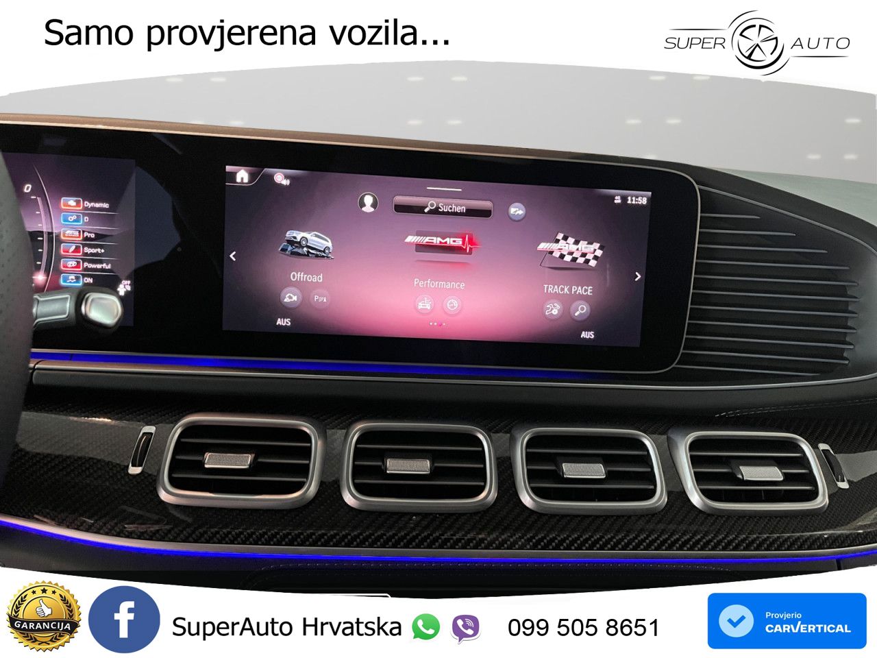 Mercedes-Benz GLS AMG GLS 63 V8 EQ Boost 4MATIC+ AMG SPEEDSHIFT TCT 9G LED+GR SJED+ACC