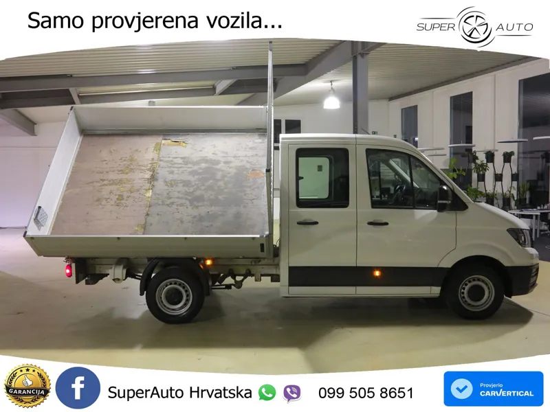 Volkswagen Crafter Pritsche 35 TDI2.0 Doka Mittel 3S-Kipper 140 KS