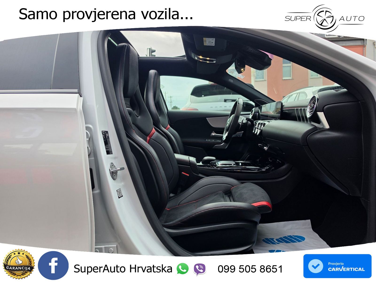 Mercedes-Benz AMG A 45 S 4MATIC+ AMG SPEEDSHIFT DCT 8G ZRAČNI+ACC+GR SJED+360+PANO