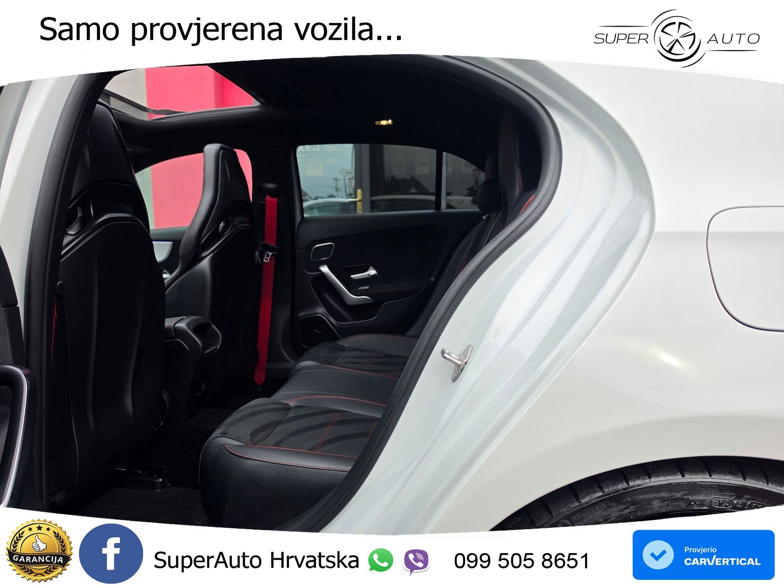 Mercedes-Benz AMG A 45 S 4MATIC+ AMG SPEEDSHIFT DCT 8G ZRAČNI+ACC+GR SJED+360+PANO