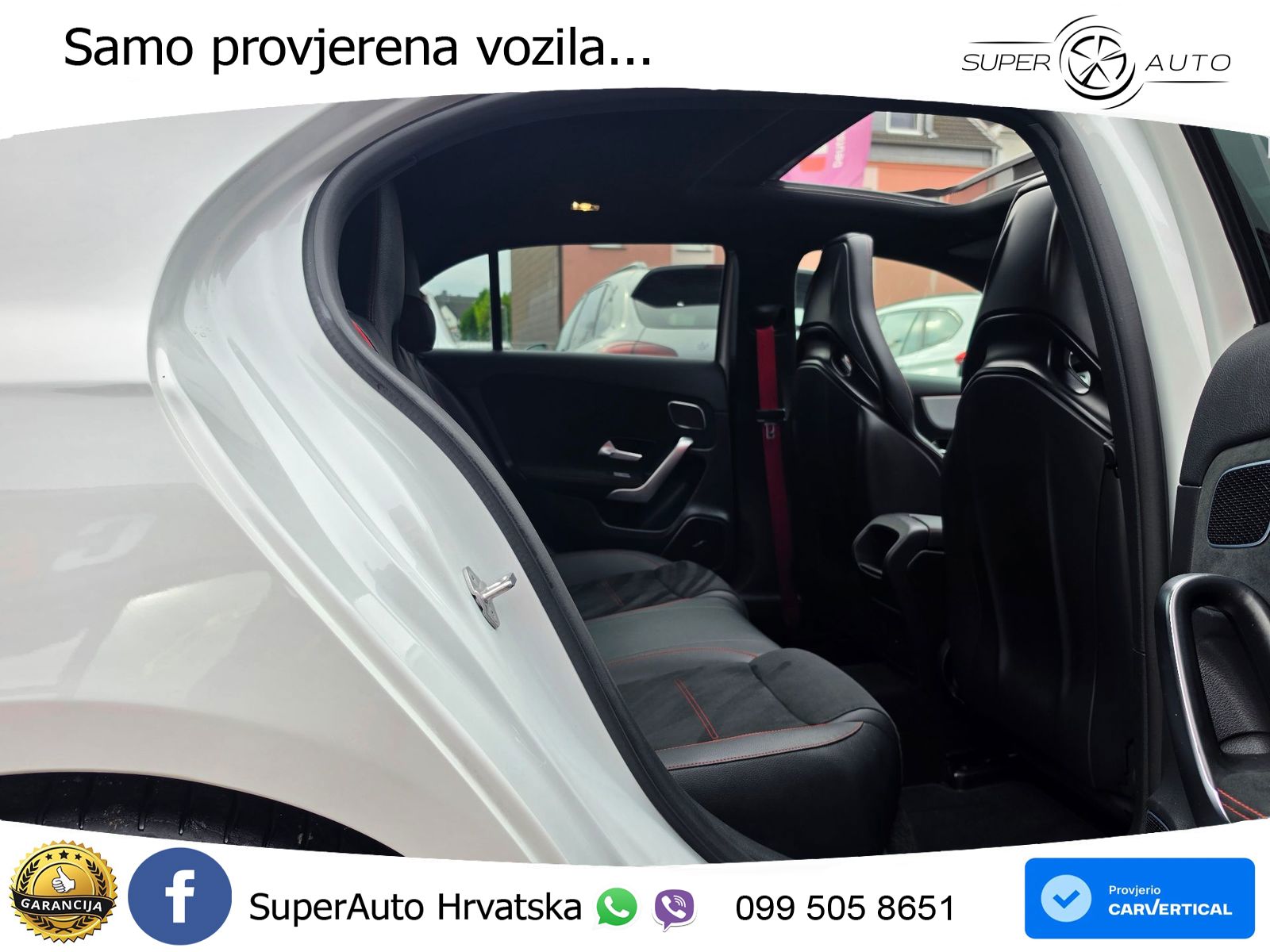 Mercedes-Benz AMG A 45 S 4MATIC+ AMG SPEEDSHIFT DCT 8G ZRAČNI+ACC+GR SJED+360+PANO